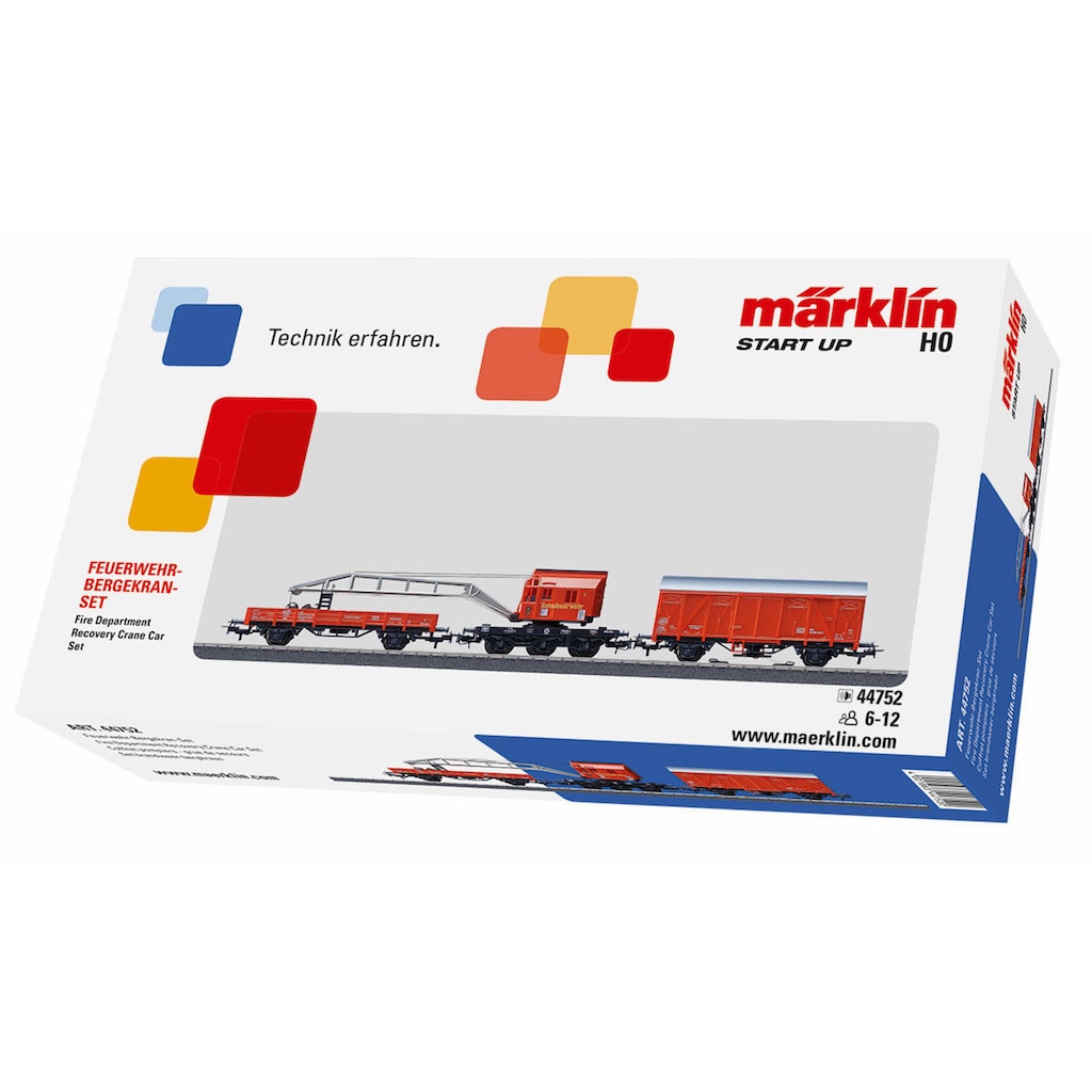 Märklin Modelleisenbahn Startpaket »Märklin Start up - Feuerwehr Bergkran Set - 44752«