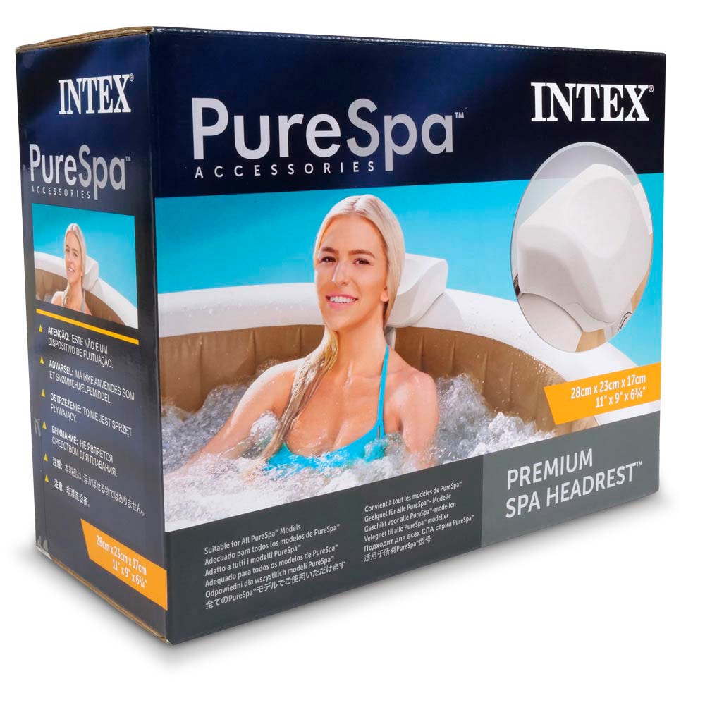 Intex Ablagetisch »PureSPA Whirlpool Wellnessset: 1 Getränkehalter & 2 Premiumkopfstützen«, 3-teiliges Set: 1 Getränkehalter und 2 Kopfstützen