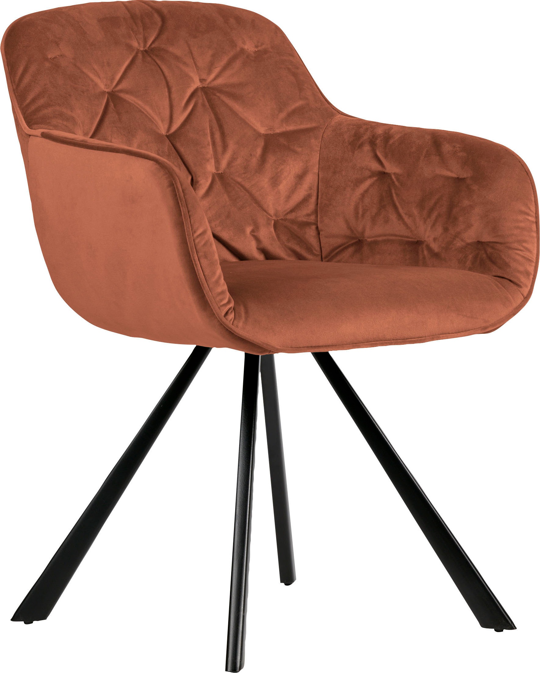 BePureHome Esszimmerstuhl »ELAINES«, 1 St., Struktur (100% Polyester)-Polyester