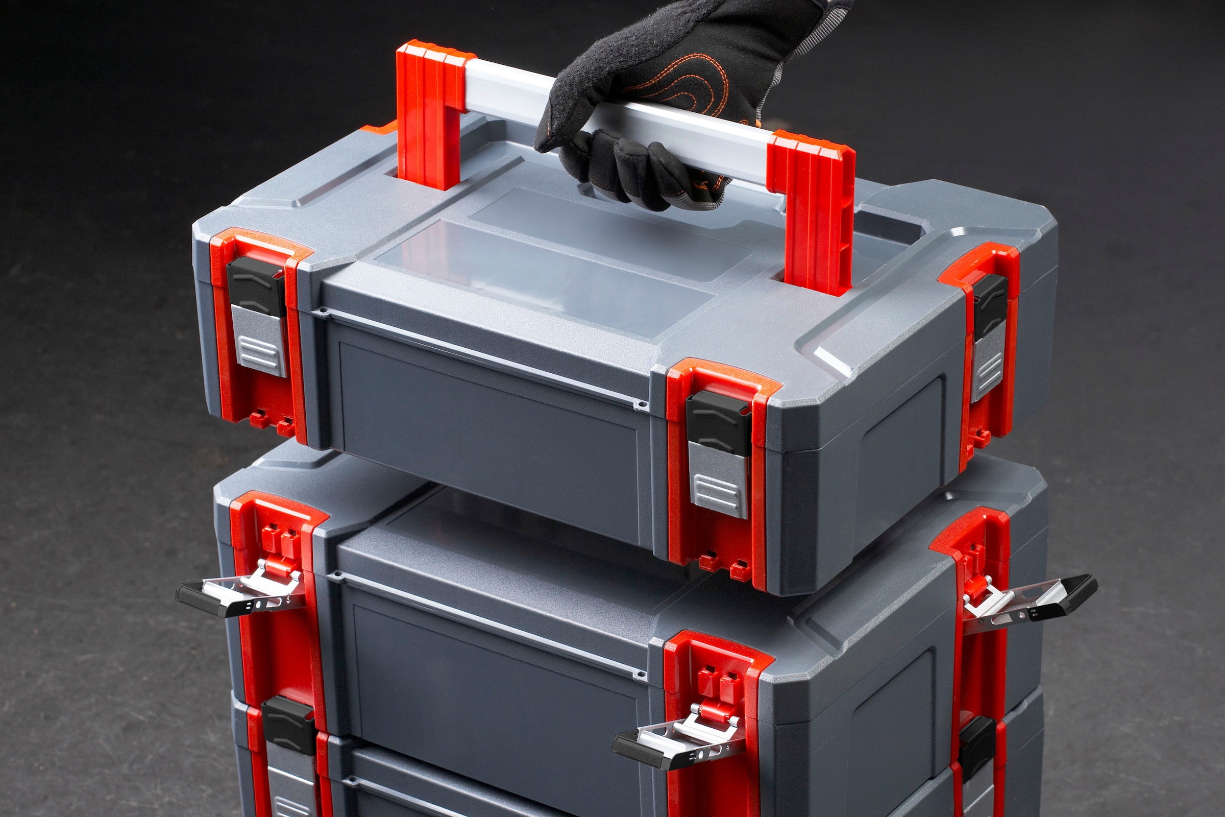 Connex Stapelbox »Größe L - 34 Liter Volumen - Individuell erweiterbares  System«, 80 kg Tragfähigkeit- Stapelbar - robustem Kunststoff kaufen online  bei OTTO