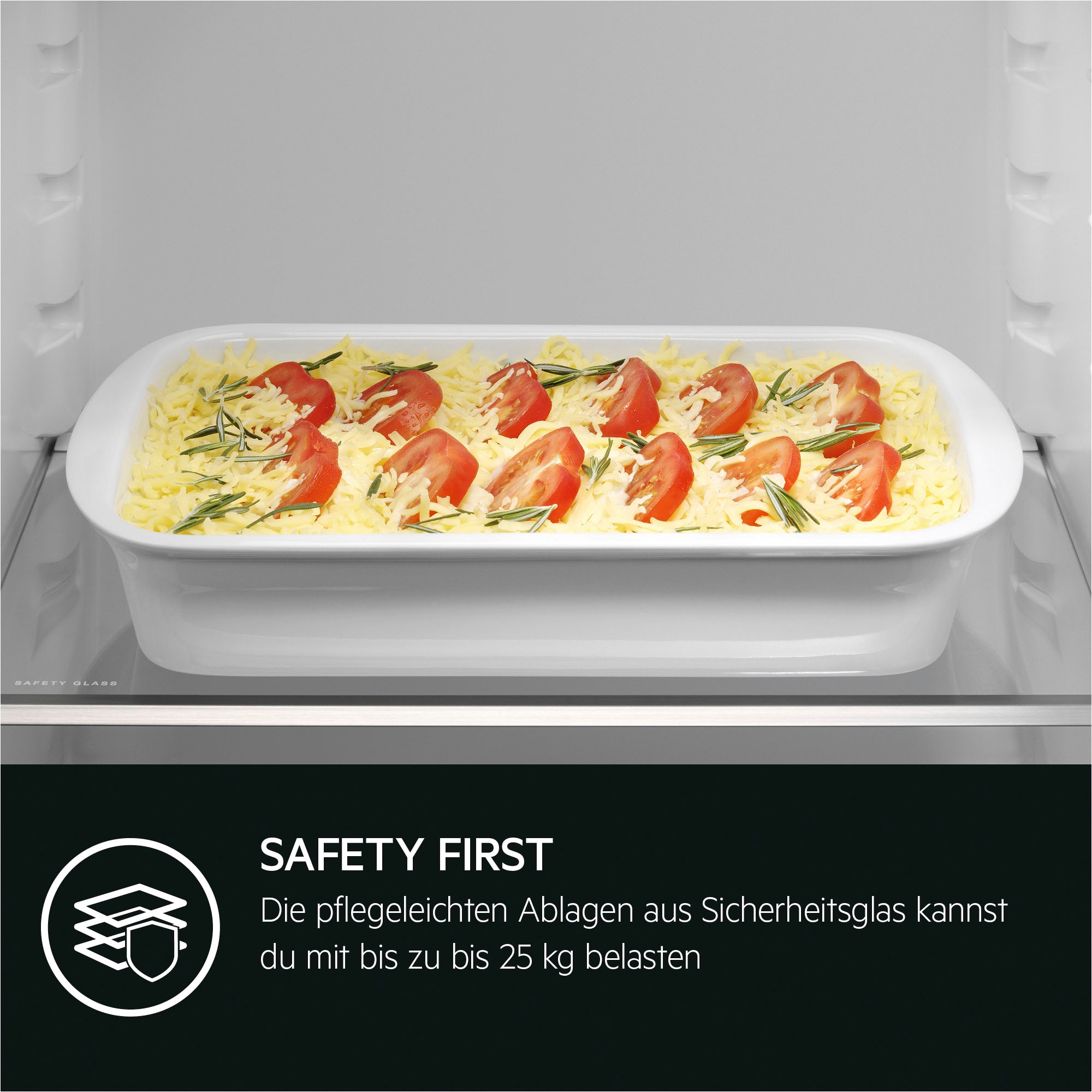 AEG Einbaukühlgefrierkombination Serie 5000 »TS5S161ES«, 233 Liter, ColdSense - Schützt Lebensmittel, LED-Display, Schlepptür