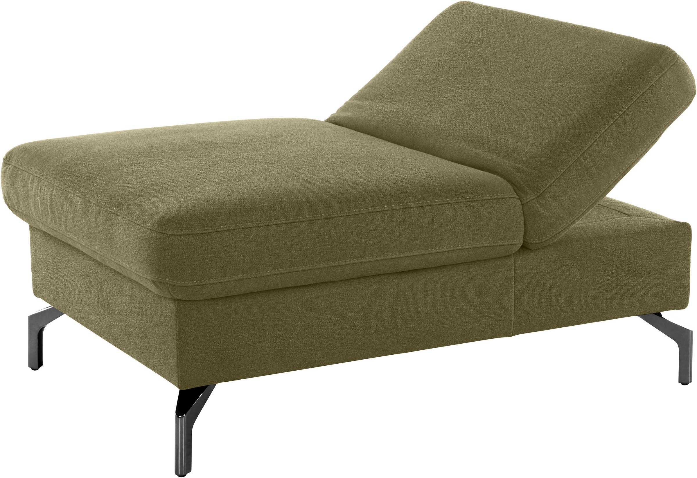 sit&more Hocker »Brisbane«, Fußhöhe 12 cm, mit Federkern und Klappfunktion
