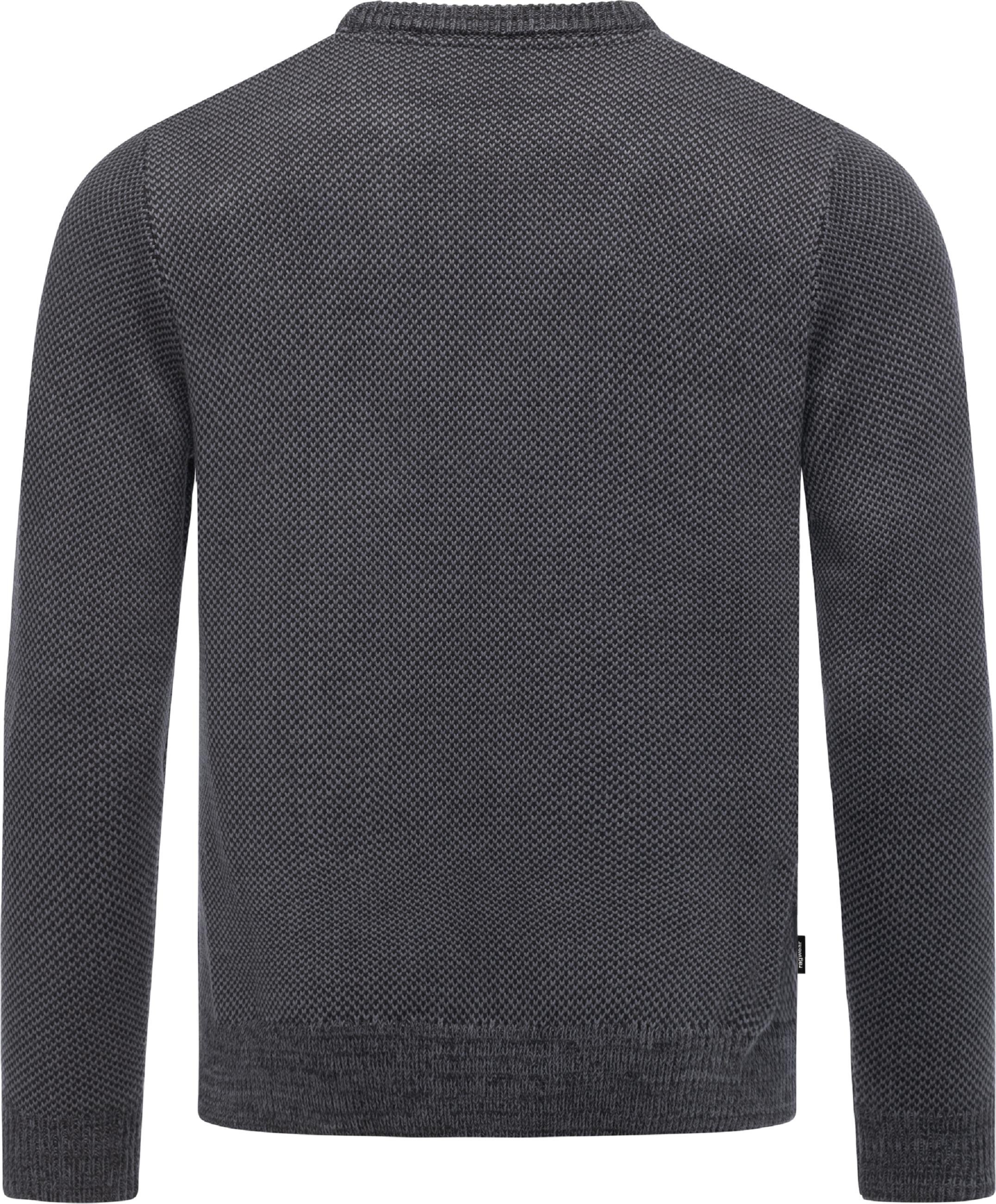 Ragwear Sweater »Strickpullover Larrs«, stylischer Herren Sweatpullover mit Rippbündchen
