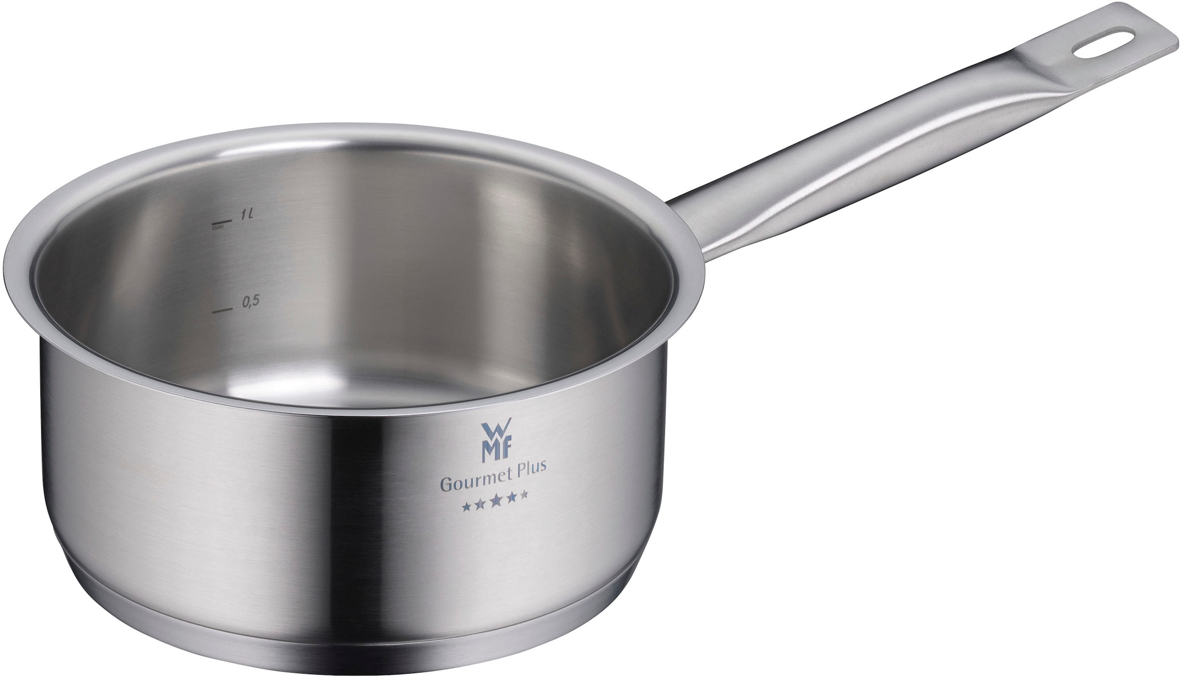 WMF Topf-Set »Gourmet Plus« Set, 7 Stk. tlg. Cromargan® Edelstahl Rostfrei 18/10