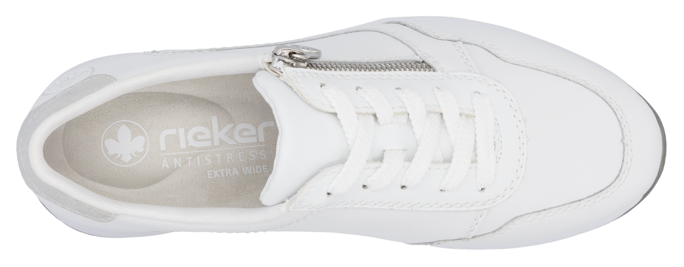 Rieker Keilsneaker, Halbschuh, Schnürschuh, Freizeitschuh mit Soft-Einlage