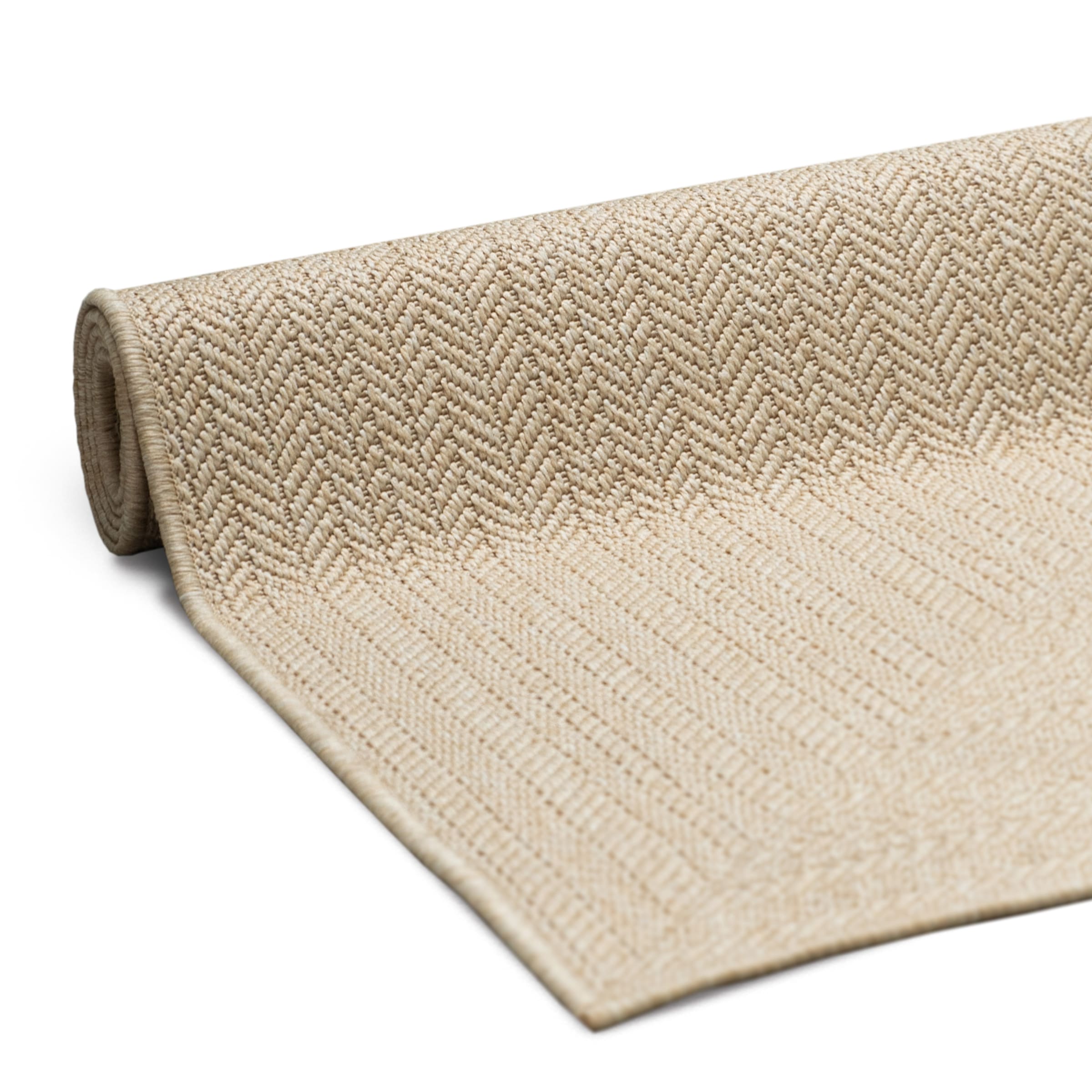 OTTO home Teppich »Aliv«, rechteckig, 3 mm Höhe, In-und Outdoorgeeignet, Sisal-Look robust, leicht zu reinigen