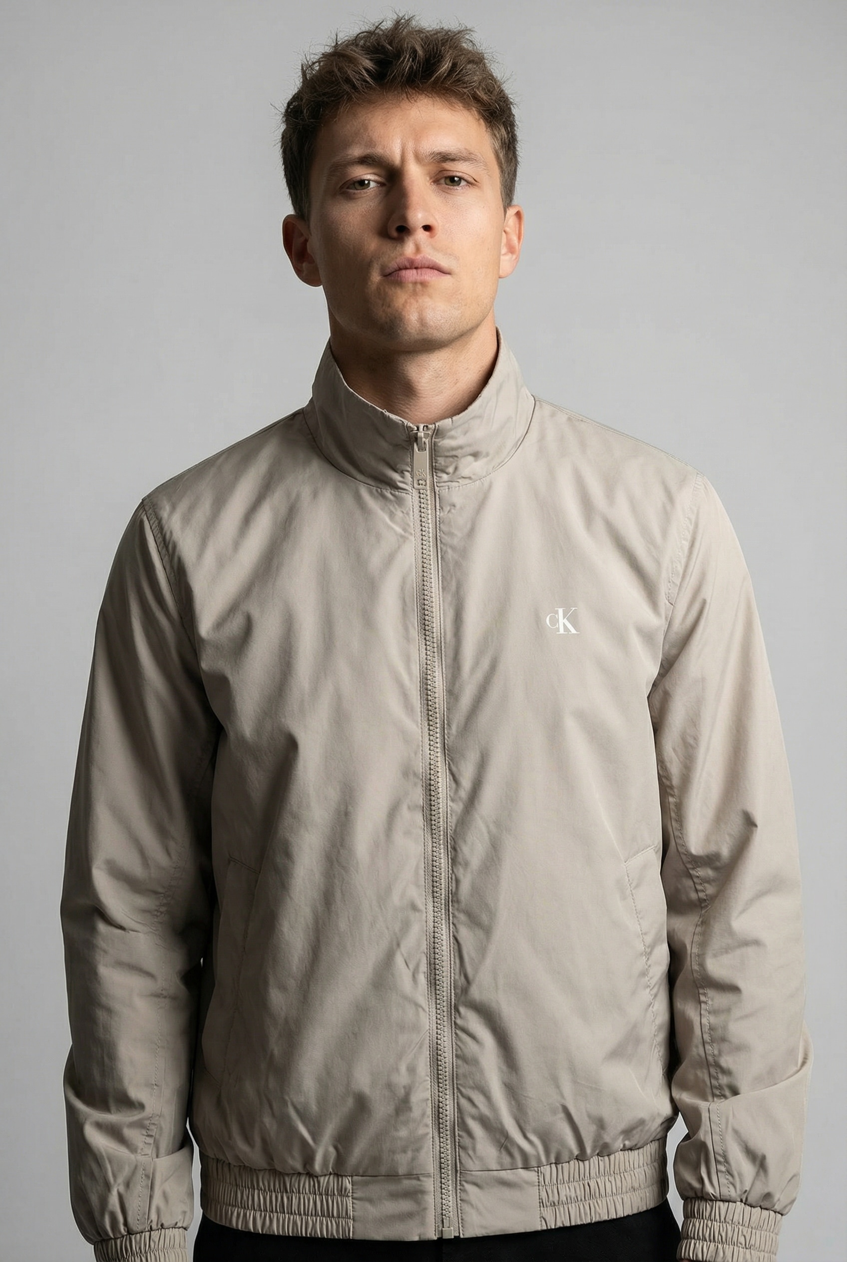 Calvin Klein Jeans Windbreaker »UNFILLED NYLON« ohne Kapuze Regular fit mit Stehkragen