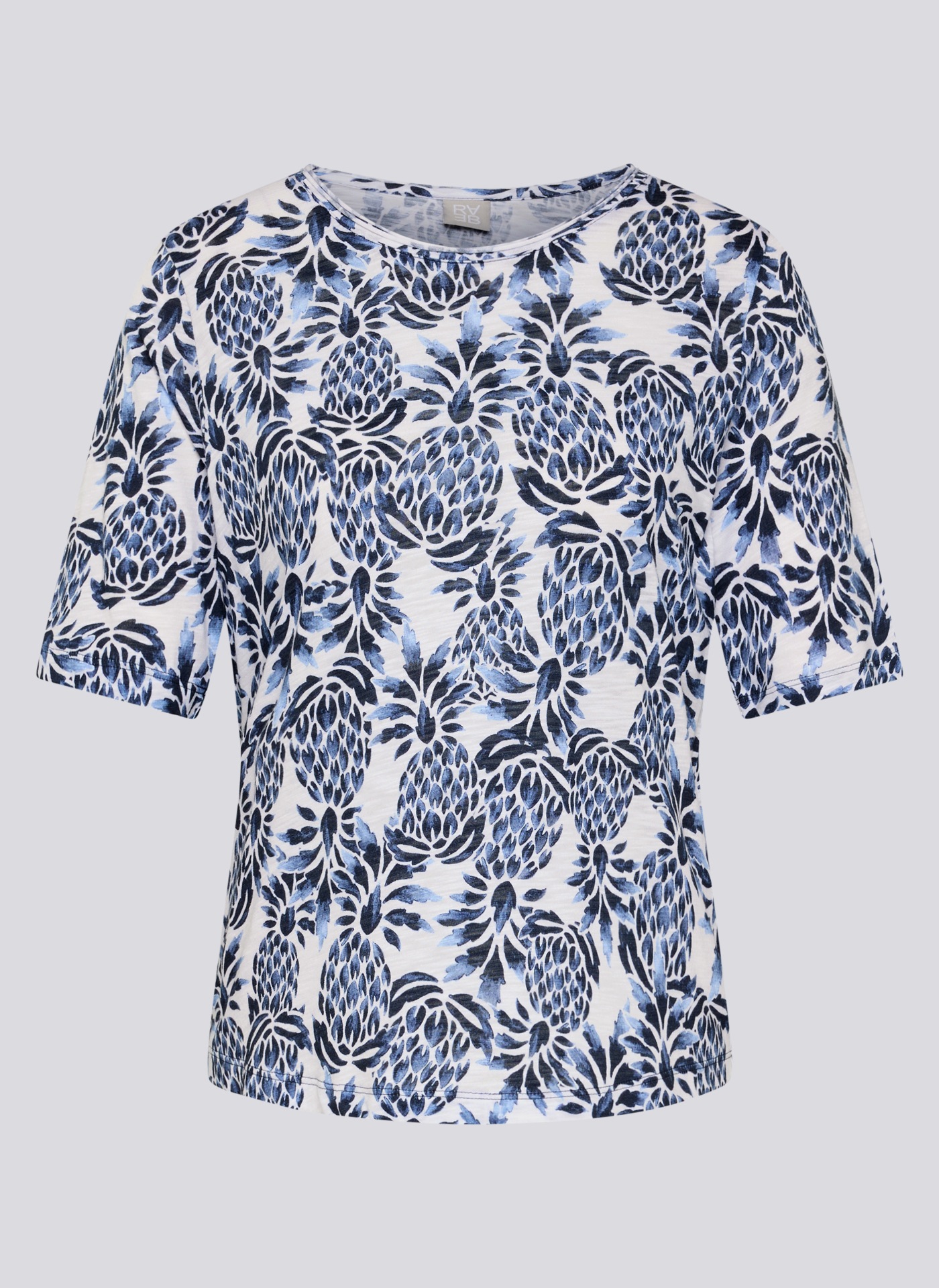 Rabe Kurzarmshirt mit Allover-Print