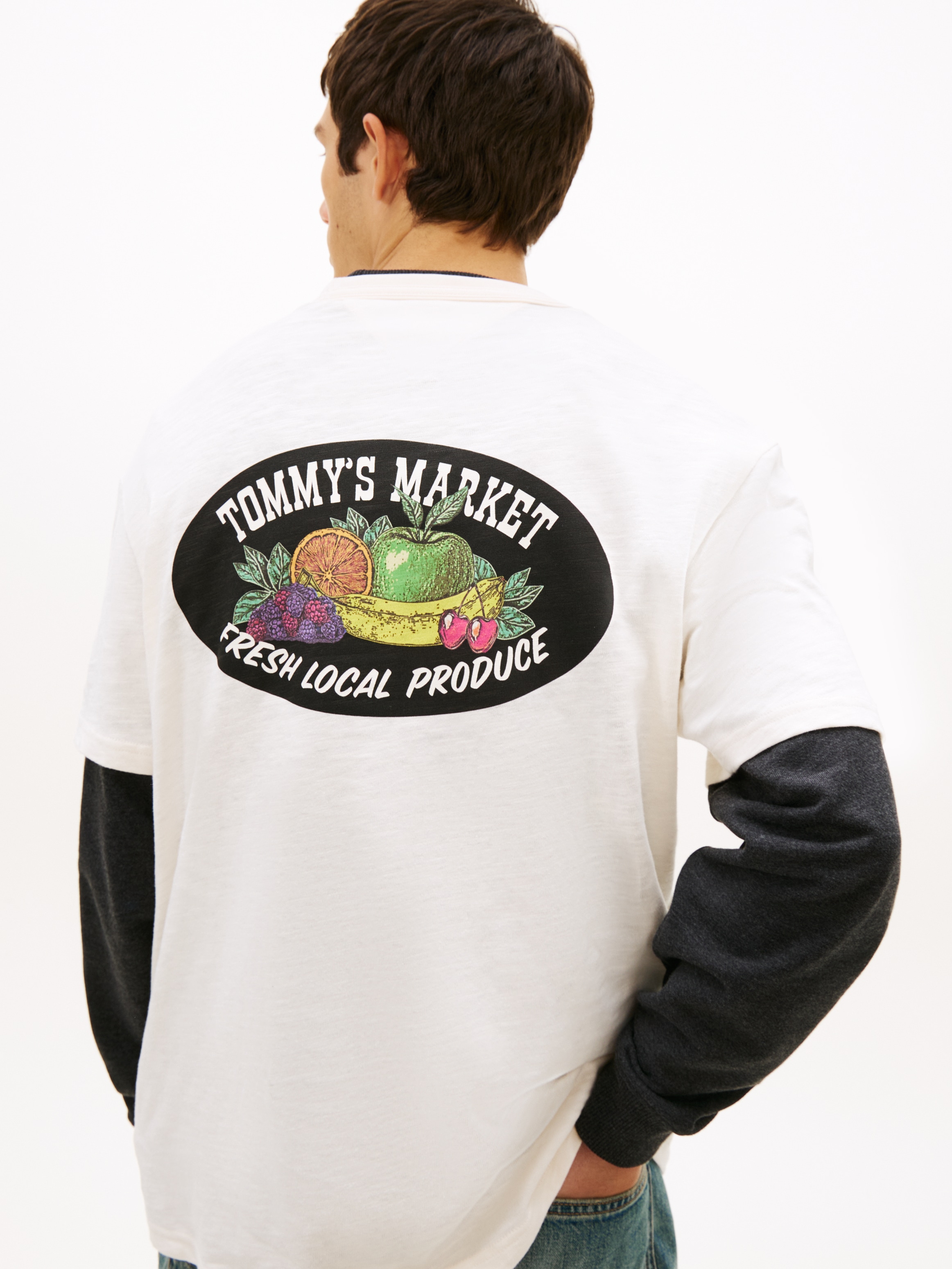 Tommy Jeans T-Shirt »NOVELTY« Relaxed fit mit Print