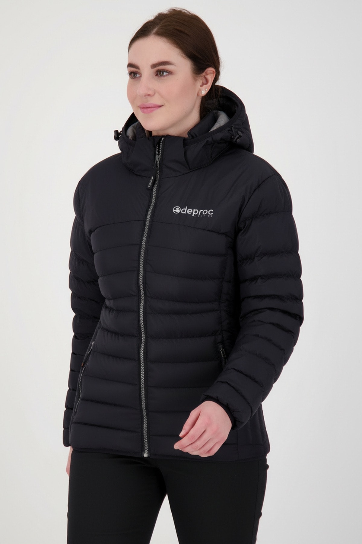 DEPROC Active Steppjacke »BANFF WOMEN« mit Kapuze auch in Großen Größen erhältlich