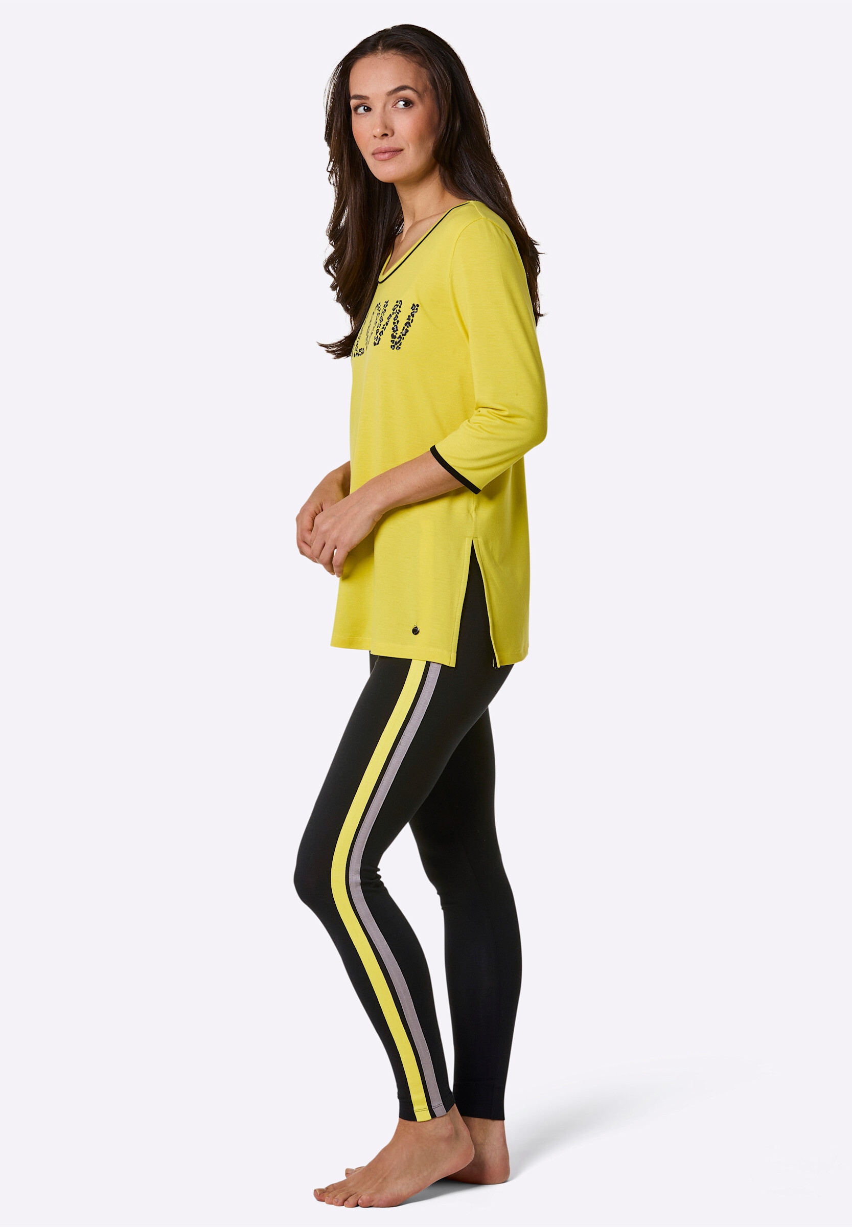 creation L Trainingsjacke »Lyocell-Hausanzug Hausanzug in Lyocell-Qualität von Lenzing« 1 Stk. tlg.