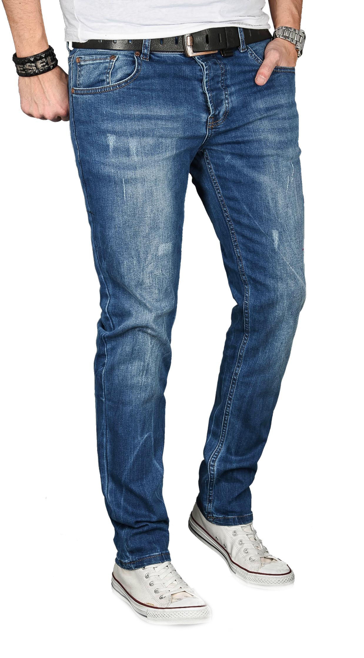 Alessandro Salvarini Regular-fit-Jeans »A. Salvarini Herren Jeans Salvarini-Basic3«