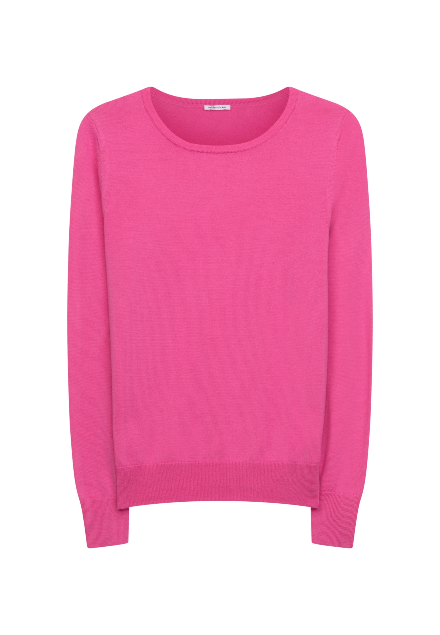 seidensticker Strickpullover »Schwarze Rose« Rundhals Uni