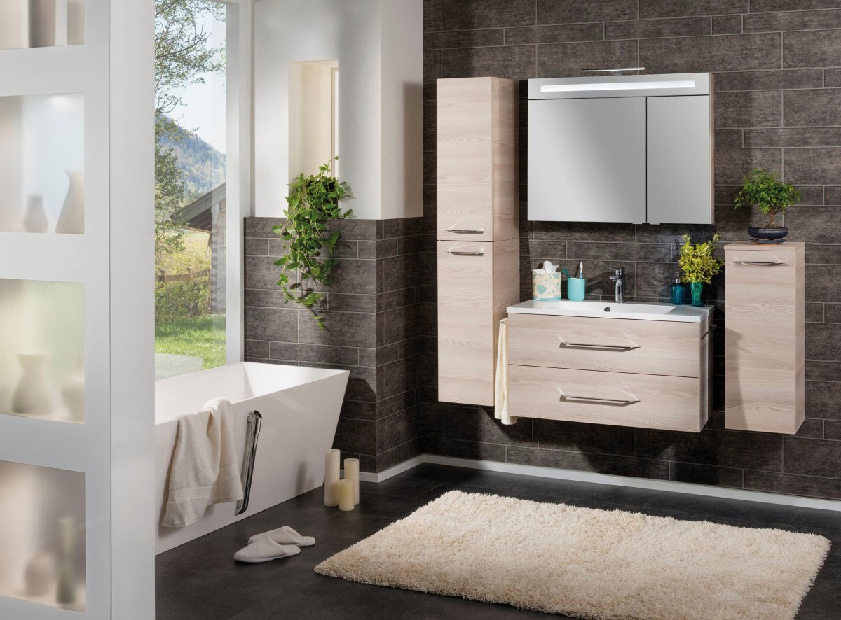 FACKELMANN Midischrank »B.clever«, Badmöbel Breite 30,5 cm, Badmöbel