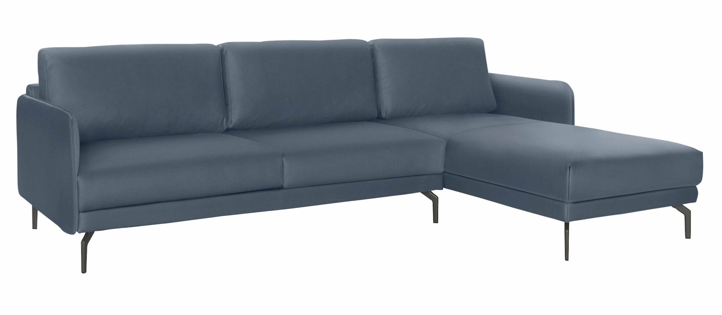 hülsta sofa Ecksofa online Alugussfüße umbragrau »hs.450«, 234 sehr Armlehne in schmal, cm, Breite kaufen