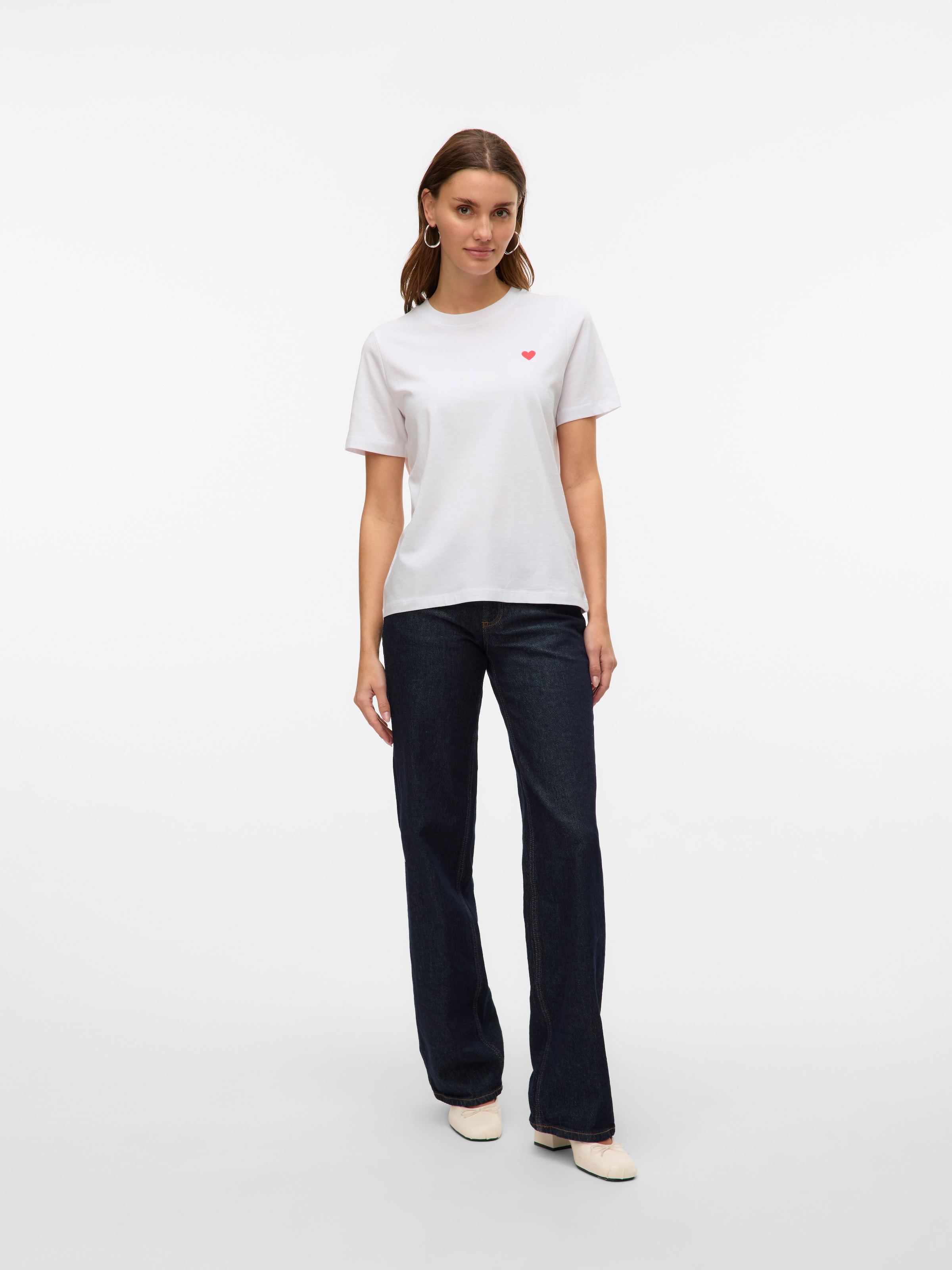 Vero Moda Kurzarmshirt »VMPAULINA SS T-SHIRT GA JRS NOOS«