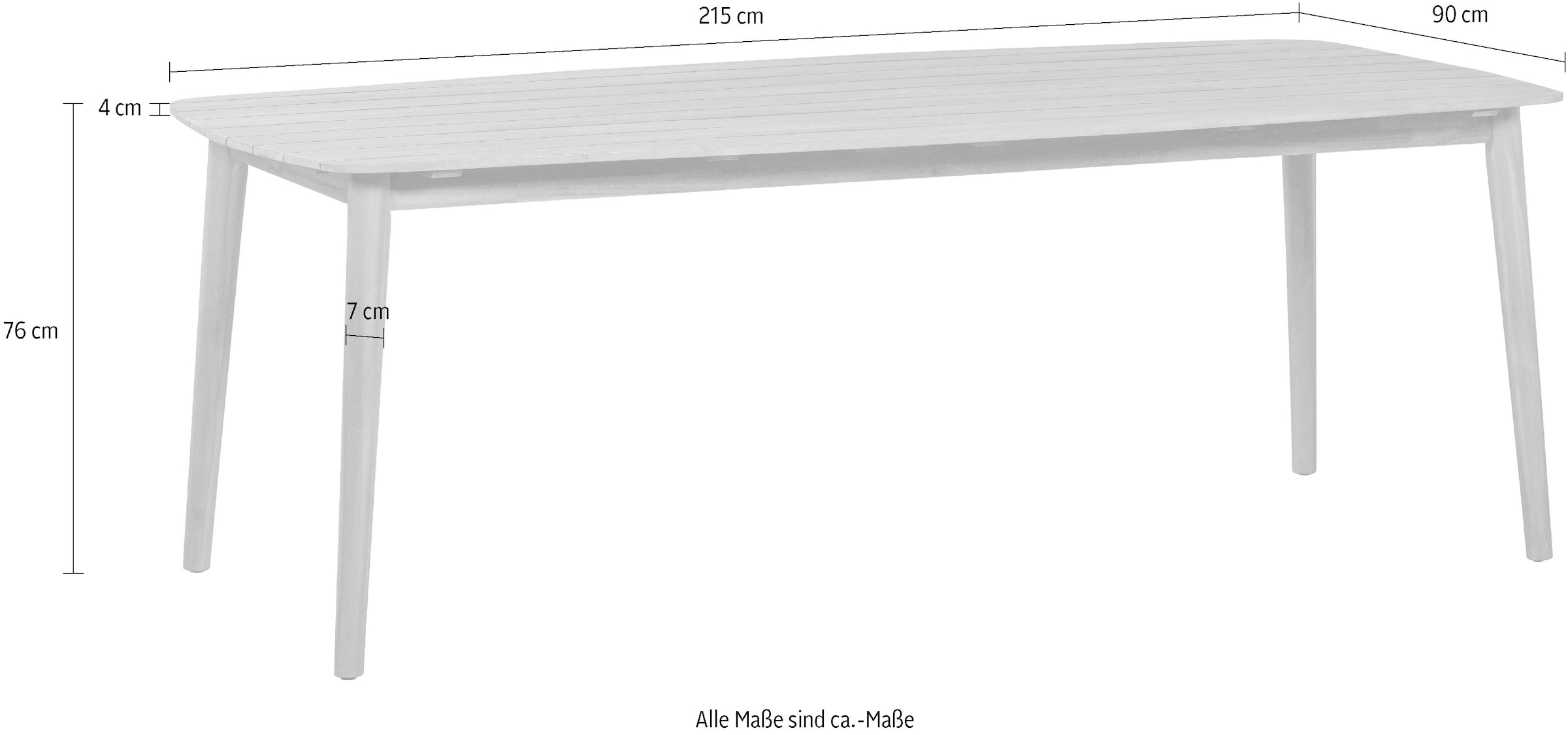 WOOOD Esstisch »WOOOD Kris Esstisch«