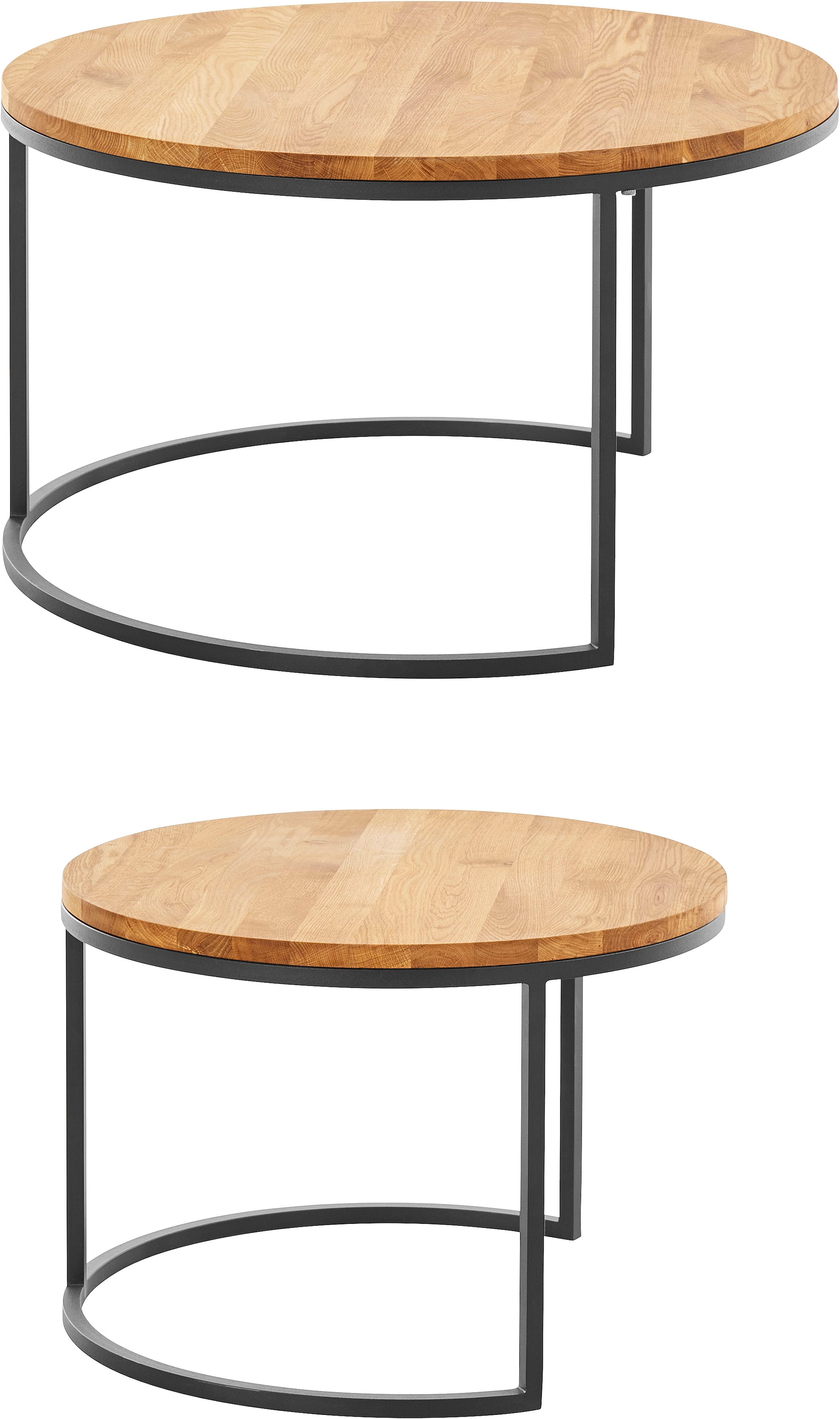 Guido Maria Kretschmer Home&Living Couchtisch, (Set, 2 St., Zwei Couchtische im Set)