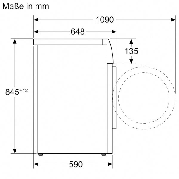 BOSCH Waschmaschine Serie 8 »WGB256040«, 10 kg, 1600 U/min, Iron Assist reduziert dank Dampf 50 % der Falten