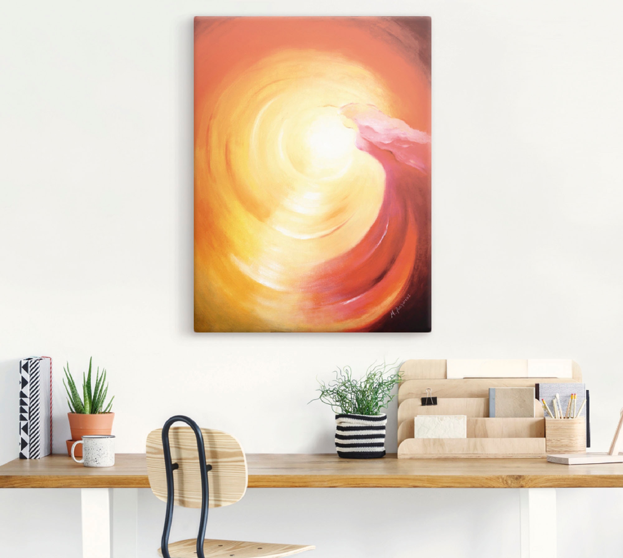 Artland Wandbild »Reise ins Licht«, Muster, (1 St.), als Alubild, Leinwandbild, Wandaufkleber oder Poster in versch. Größen