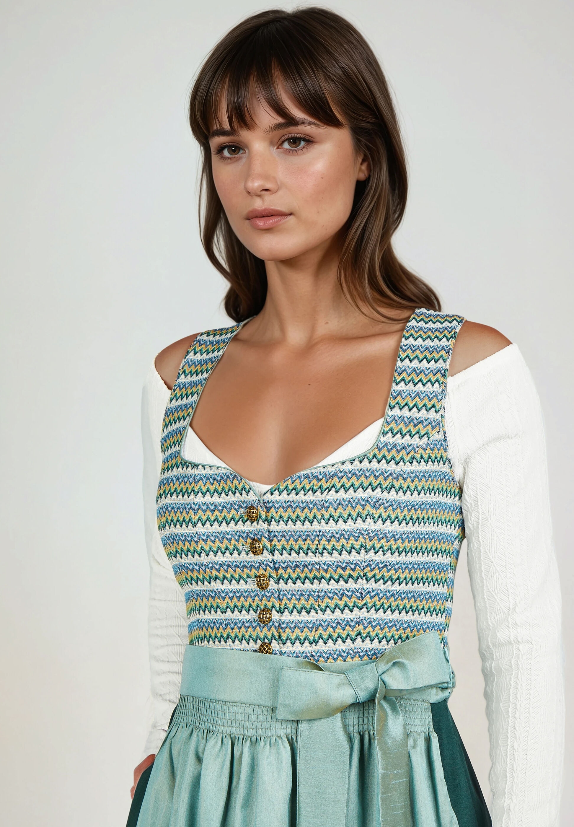 Spieth & Wensky Dirndl »Gerome« leichter Creperock
