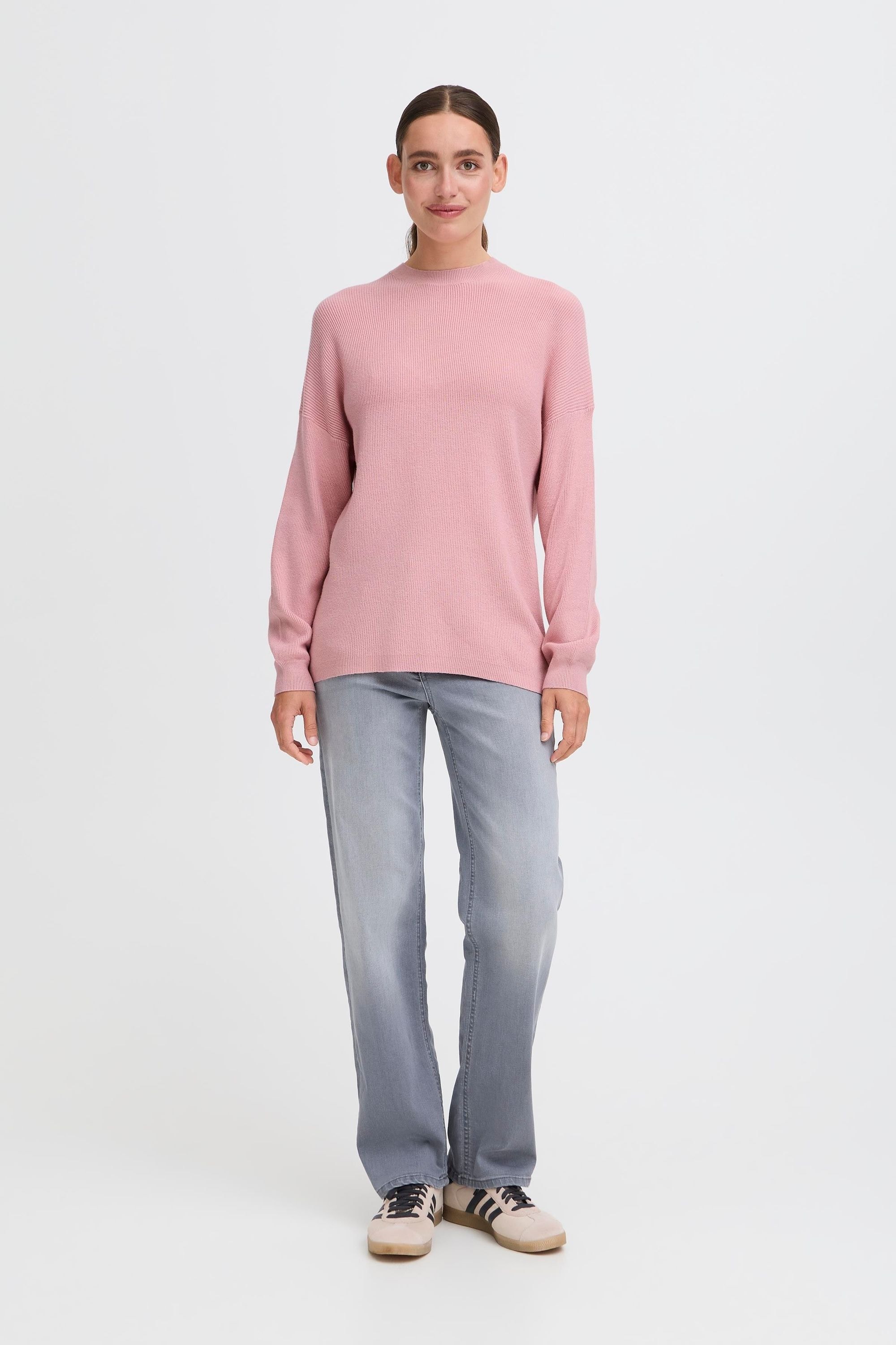 OXMO Strickfleece-Pullover »Strickpullover OXIFANSY«