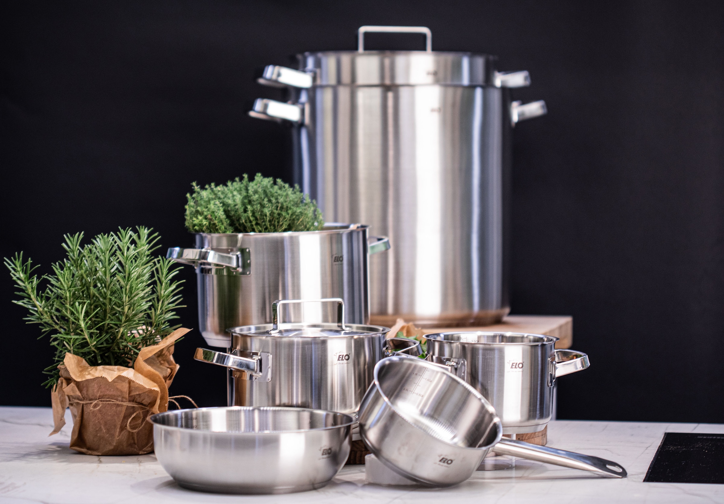 Elo Sauteuse »Profi Cuisine« Edelstahl 18/0