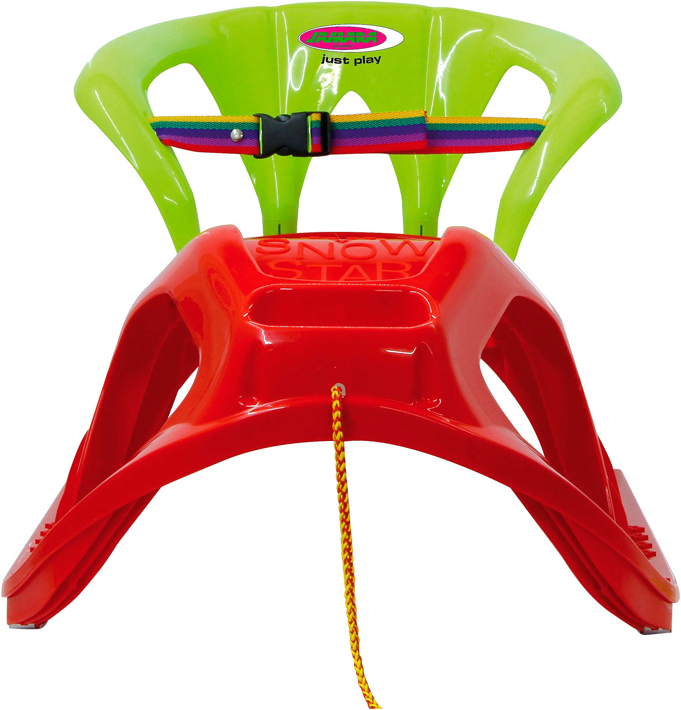 Jamara Schlitten »Snow Play Schlitten Snow-Star 90 cm, mit Rückenlehne« Made in Europe