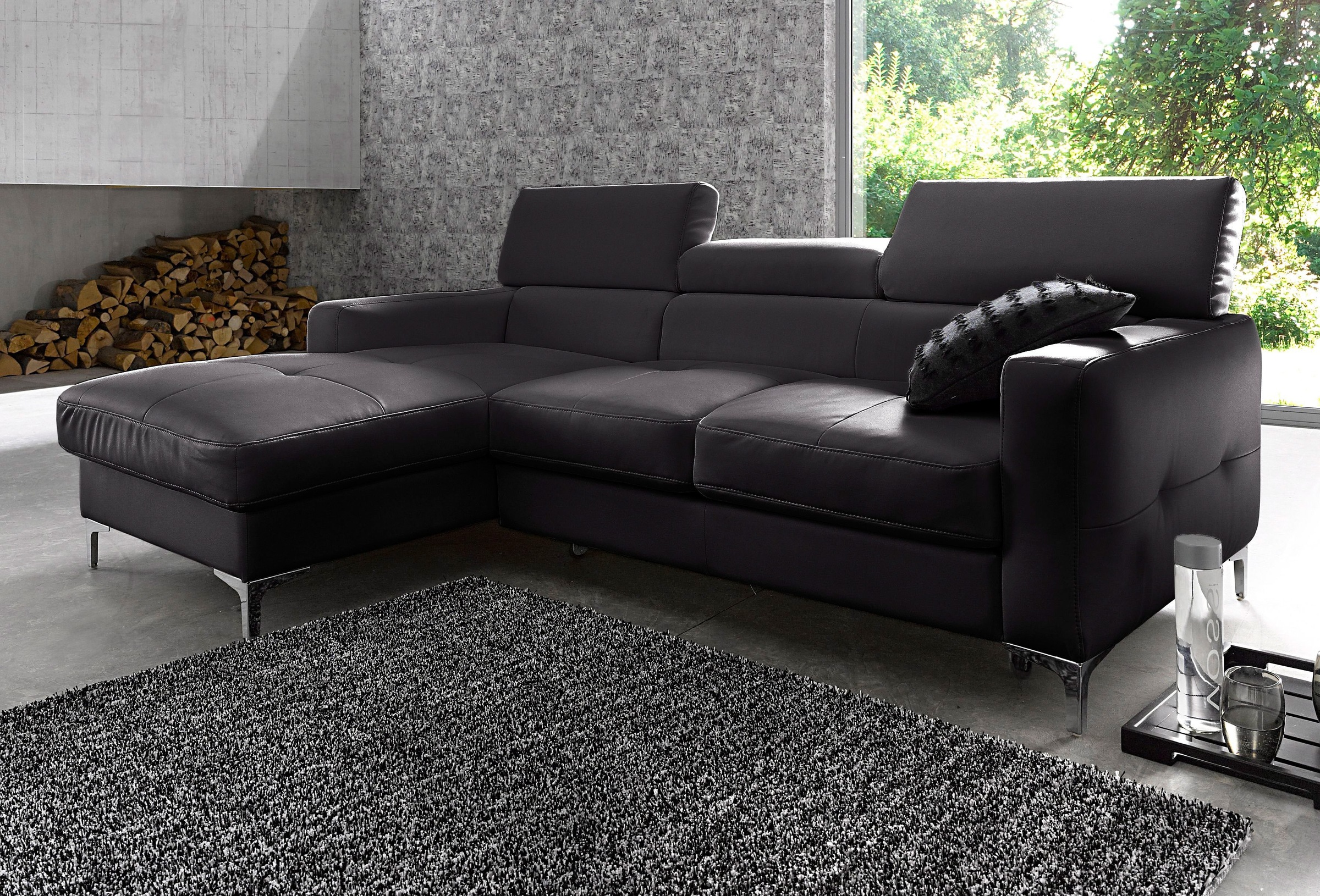 COTTA Ecksofa »Sammy L-Form«, wahlweise mit Bettfunktion