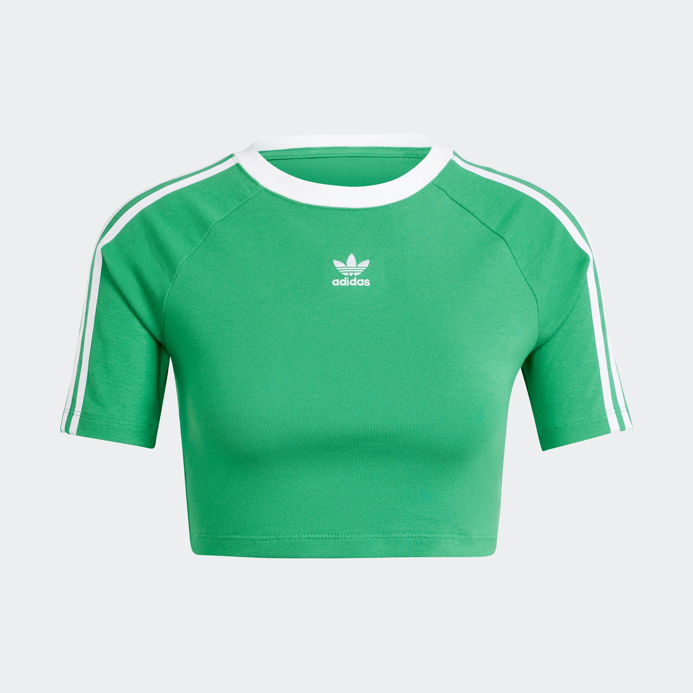 adidas Originals T-Shirt »3 S BABY TEE«, Cropped drei Streifen Shirt