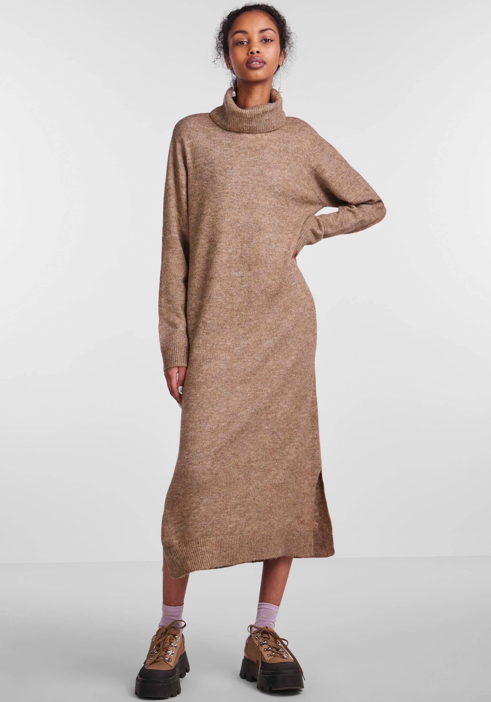 Strickkleid »PCJULIANA LS ROLLNECK KNIT DRESS NOOS BC«