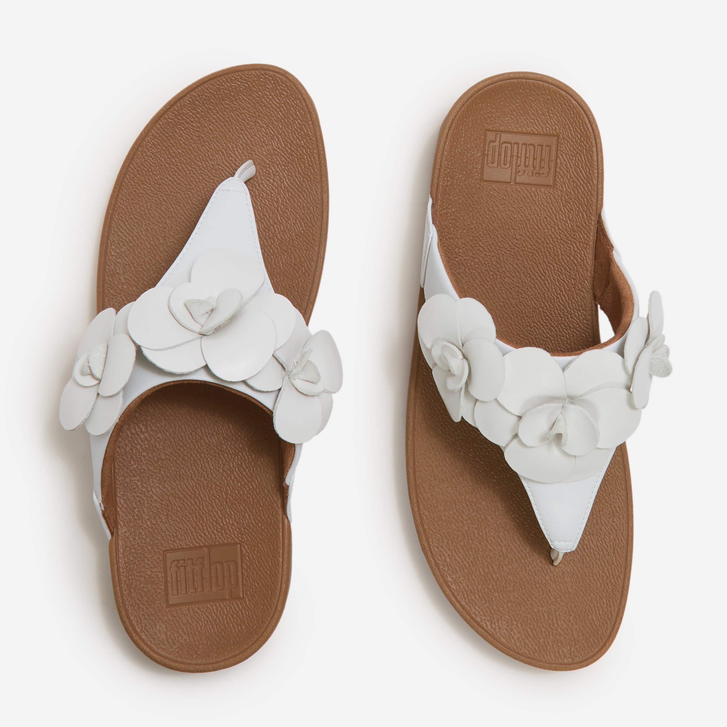 Fitflop Dianette »LULU FLOWER TOE-POST SANDALS«  Keilabsatz, Zehentrenner, Sommerschuh mit modischer Blütenverzierung
