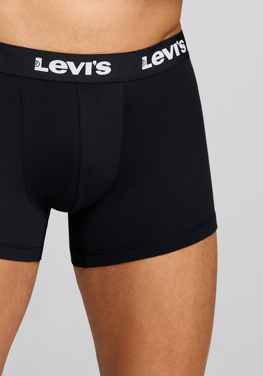 Levi's® Boxershorts »LEVIS MEN REPEAT LOGO BOXER BRIEF« 2er Pack,  ohne Eingriff, Logobund, elastisch