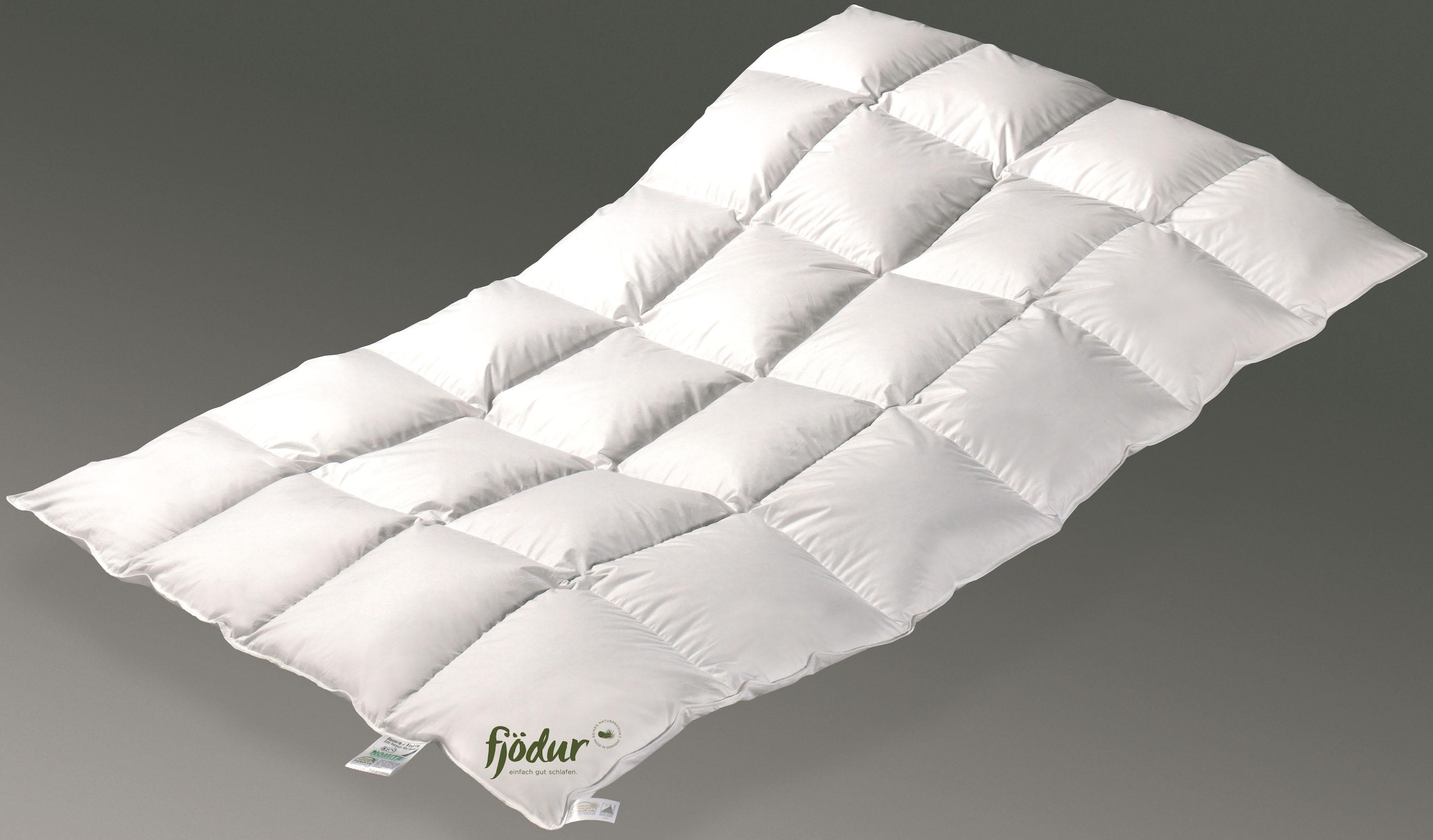 fjödur Federbettdecke »Fabiennes Supreme, Bettdecken für Sommer oder Winter, Decke« warm Füllung 70Federn30Daunen 1 Stk. tlg. Bettdecke 135x200 cm, allergiker geeignet (für Hausstauballergiker)