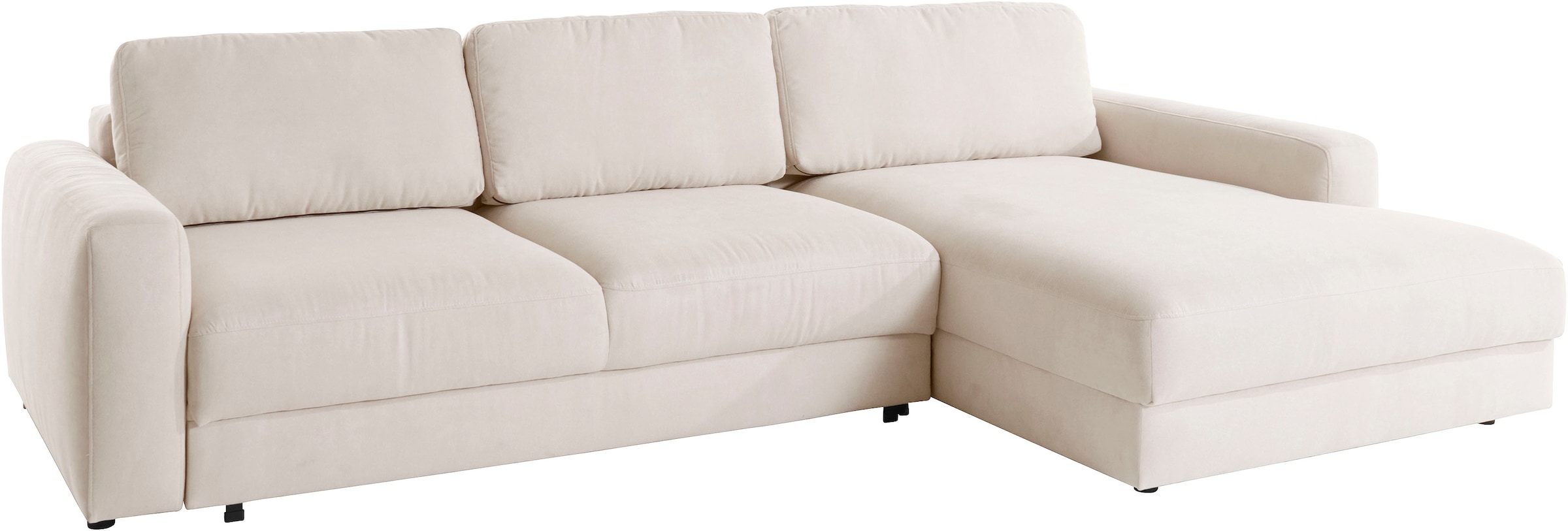 Places of Style Ecksofa »Bloomfield, bequem und elegant, L-Form«, wahlweise mit Bettfunktion und Bettkasten