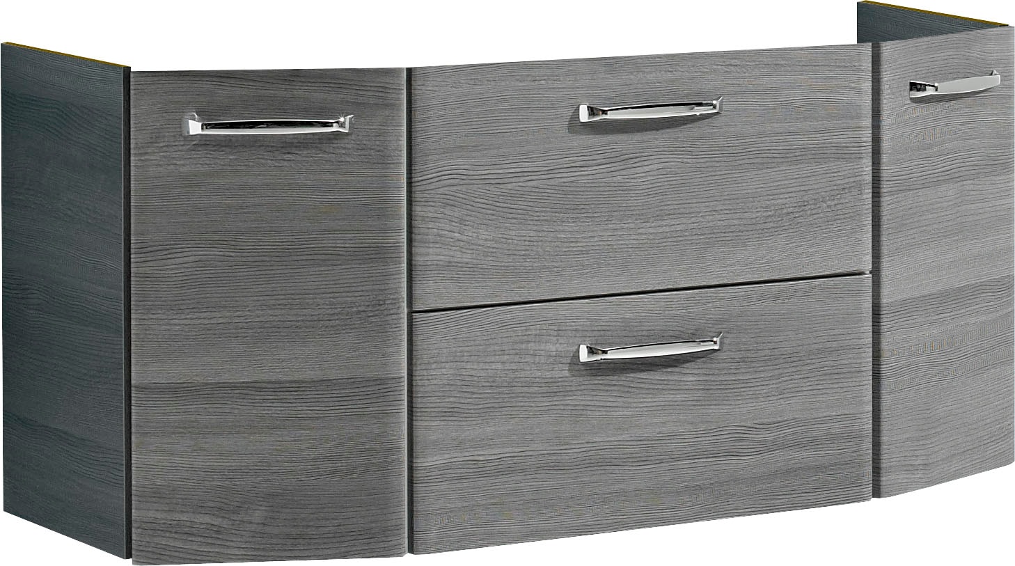 Saphir Badmöbel-Set »Quickset 4-teilig, Mineralmarmor-Waschtisch und LED-Spiegelschrank« 5 Stk. tlg.