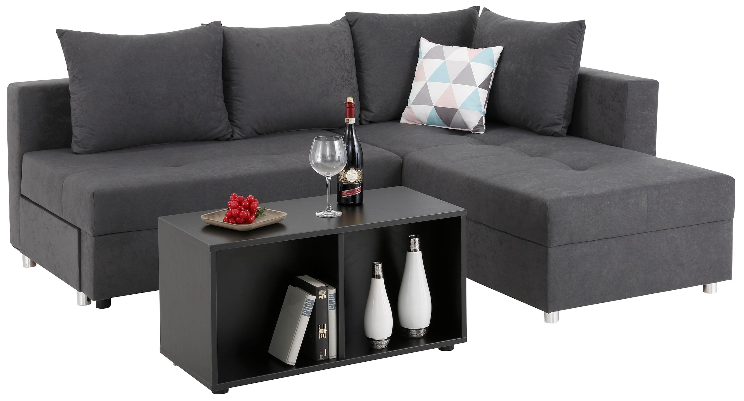 Home affaire Ecksofa Italia, mit Bettfunktion und Bettkasten