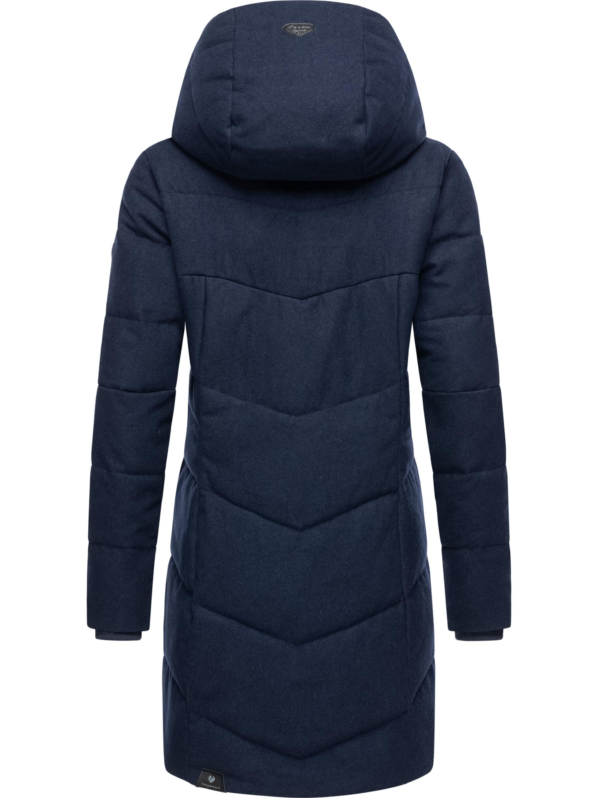 Ragwear Wintermantel »Wintermantel Pavla Coat«, stylischer Damen Steppmantel in Woll-Optik