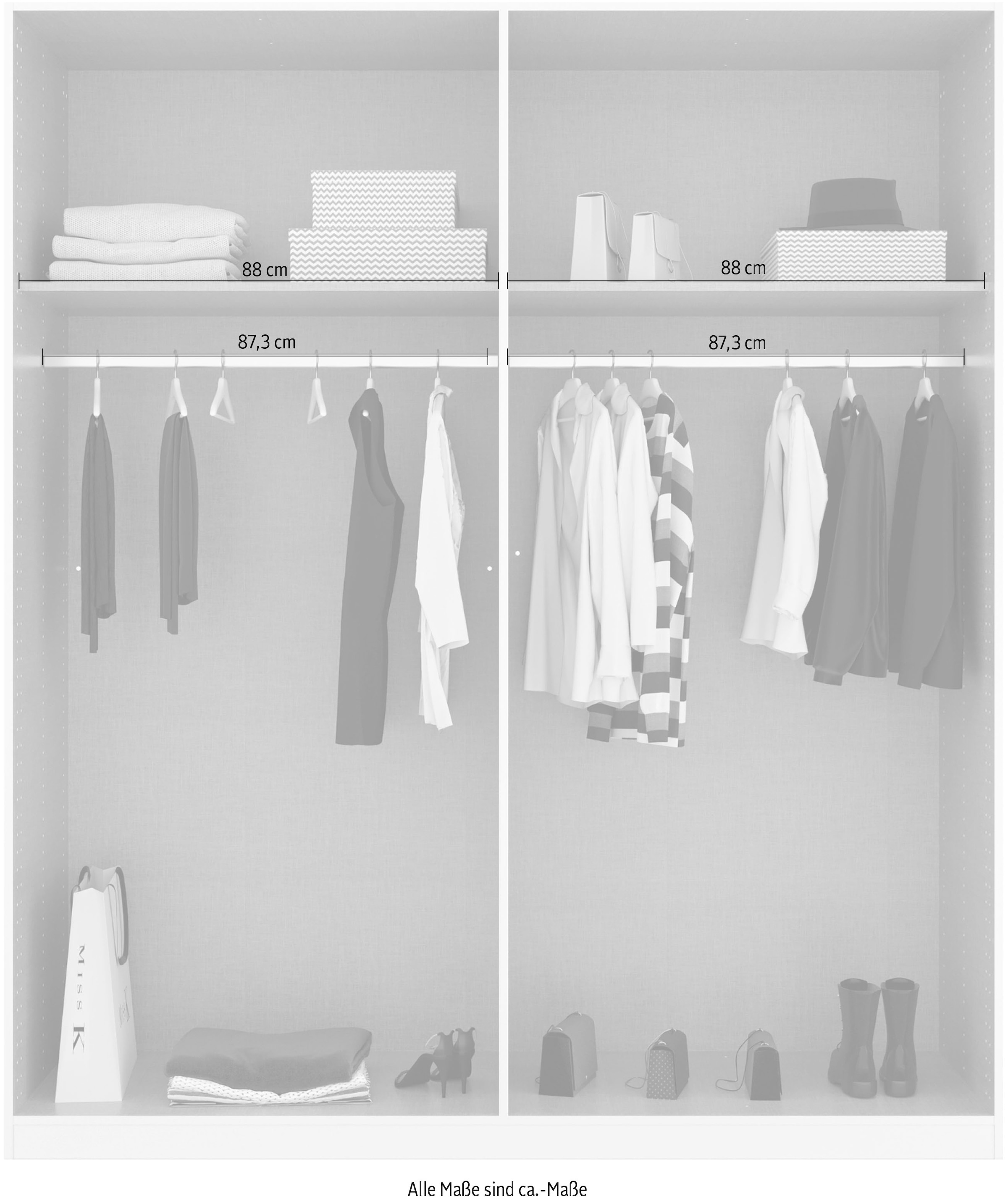 rauch Drehtürenschrank »Glamour by Quadra Spin«