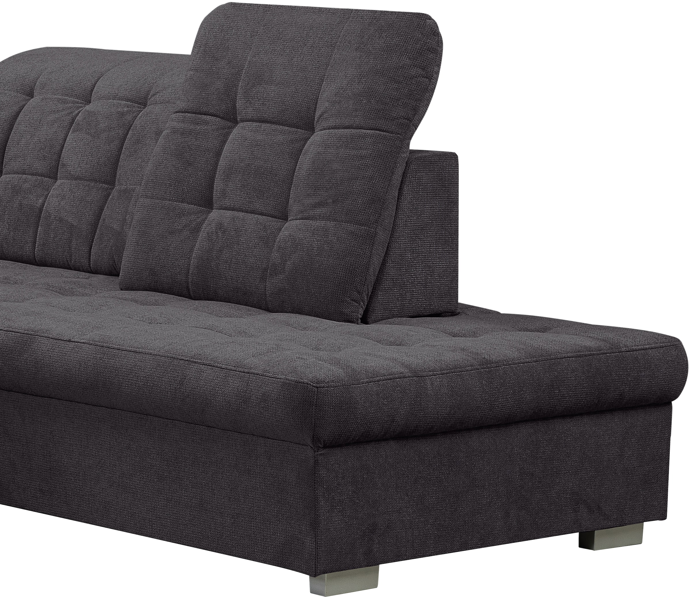 WERK2 Wohnlandschaft »Kordula-New U-Form«, Sofa in U-Form mit Schlaffunktion & Bettkasten, Schlafcouch