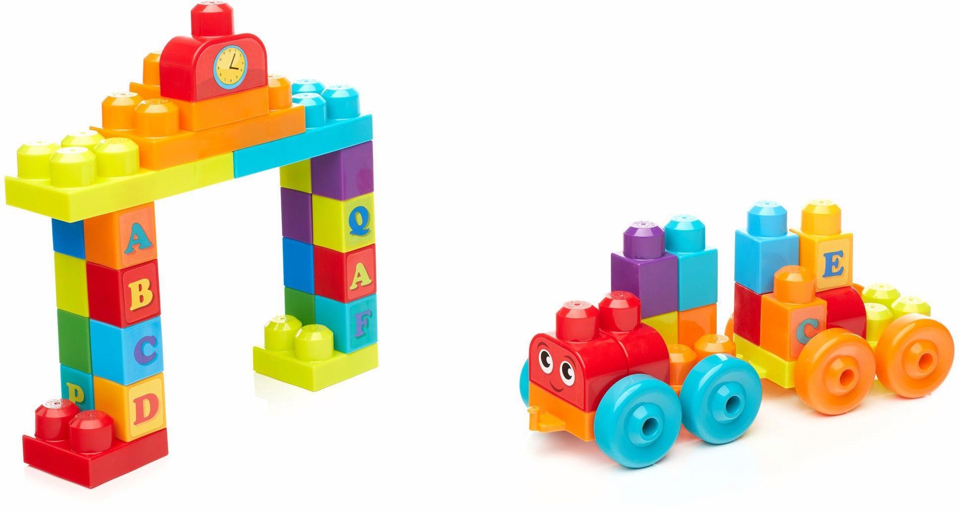 MEGA BLOKS Spielbausteine »Mega Bloks ABC Lernzug«, (60 St.)