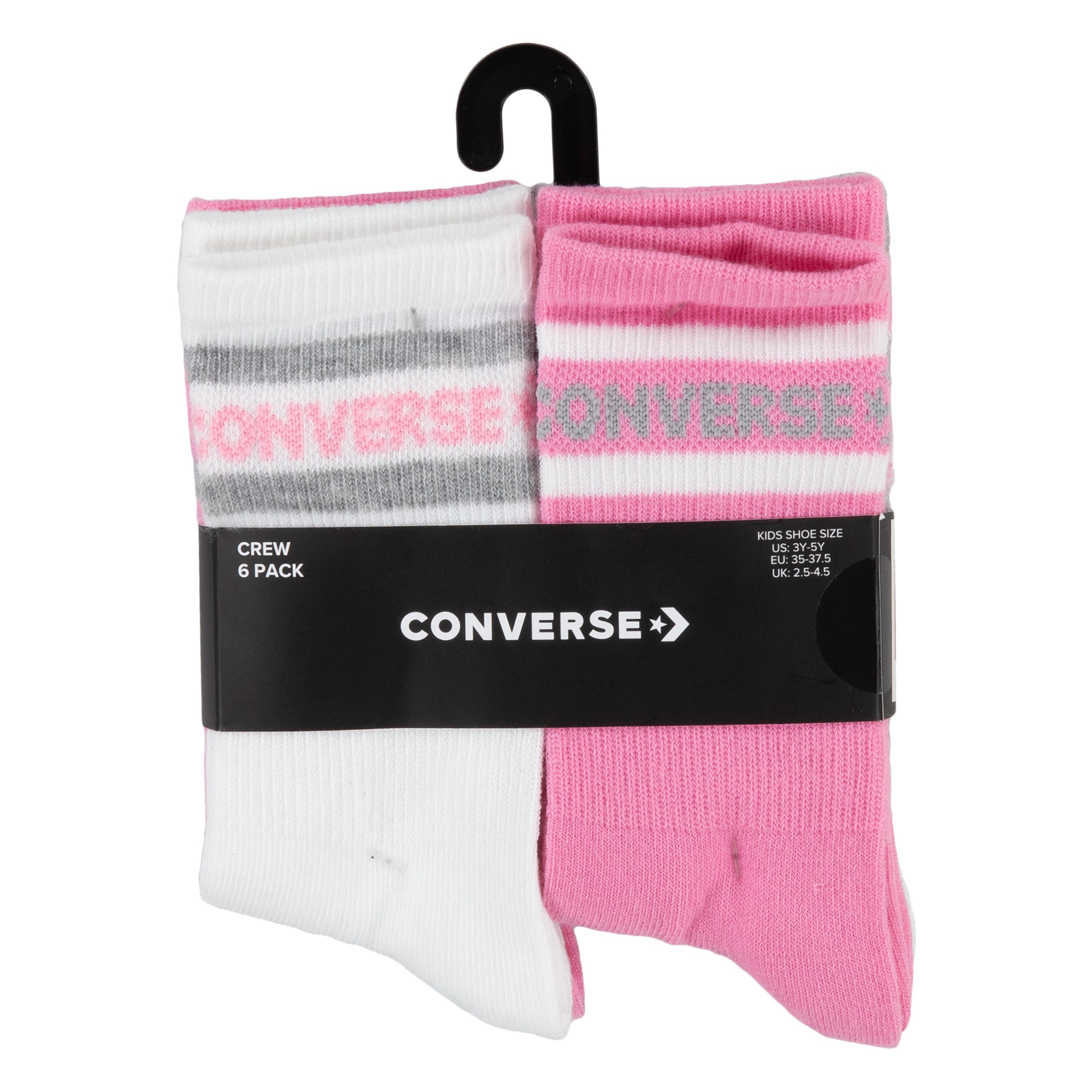 Converse Sportsocken »CHN BASIC WORDMARK CREW 6PK für Kinder«, (6 Paar), für Kinder