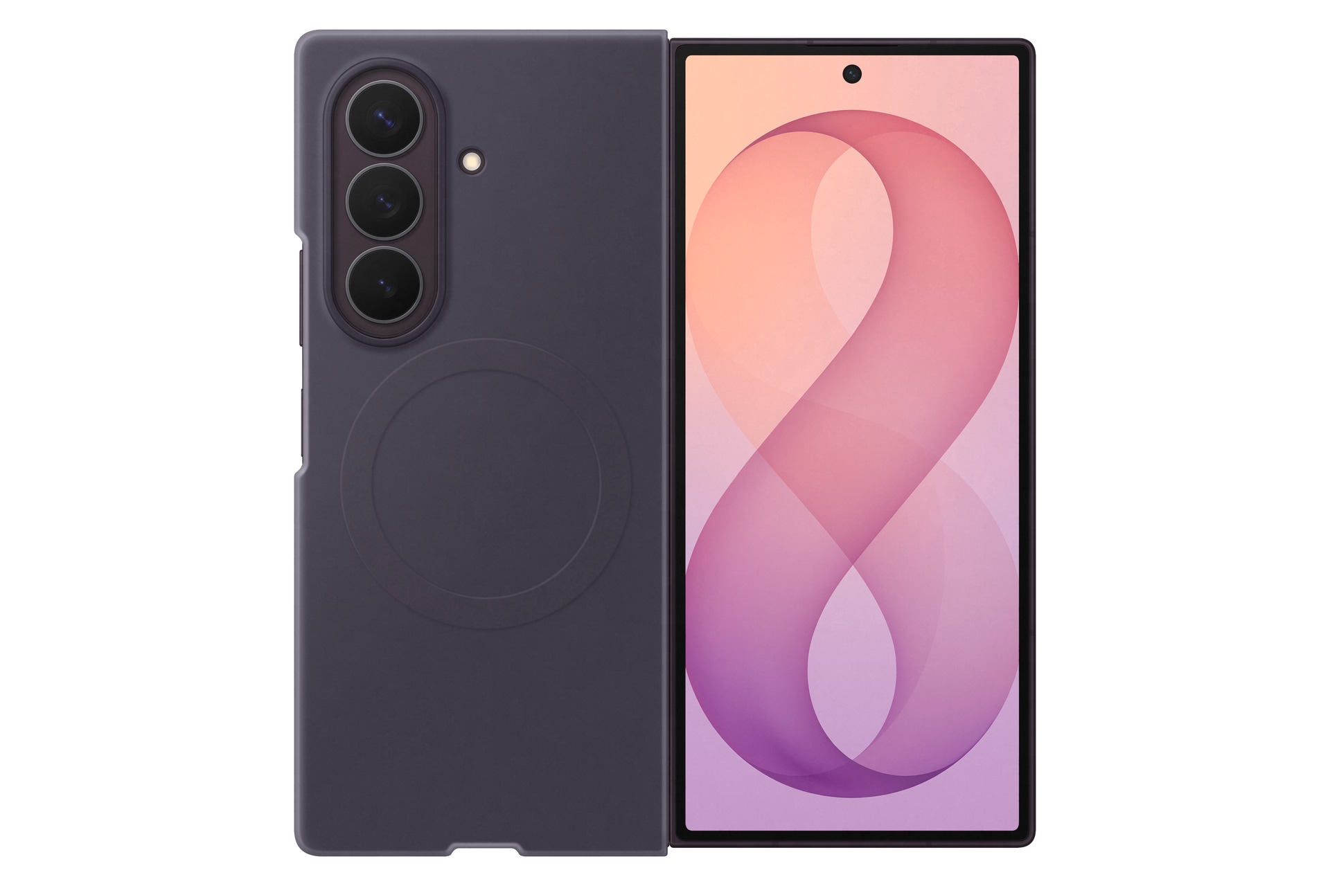 Samsung Smartphone-Hülle »Silicone Magnet Case für Galaxy Fold8 Ultra« Smartphones Backcover, Schutzhülle, Handyschutzhülle, Case, Schutzcase, stoßfest
