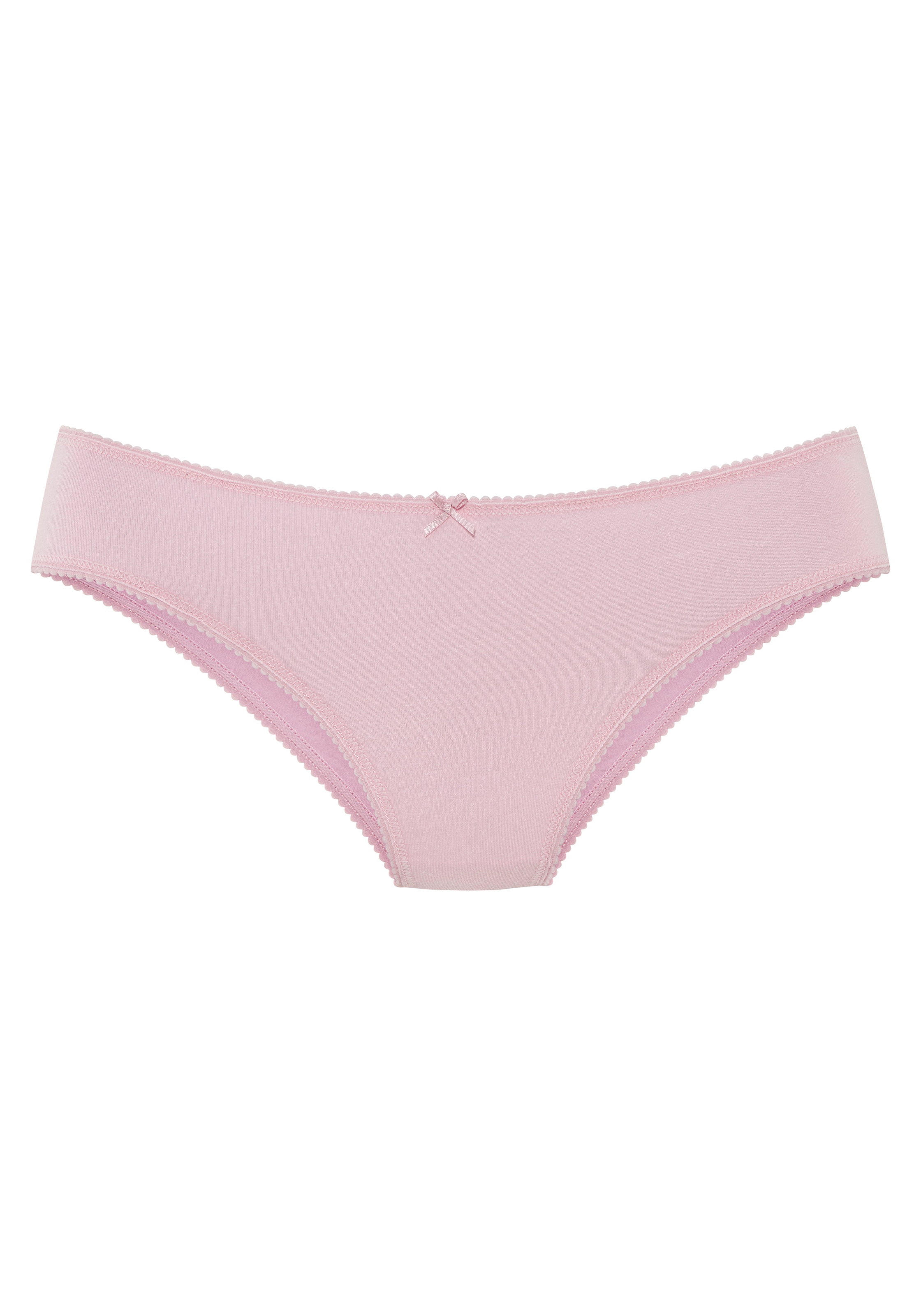 Vivance Jazz-Pants Slips 5er Pack,  mit kleiner Häkelkante, weiche Baumwollmischung