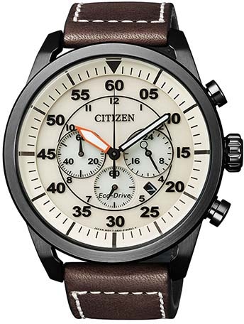 Citizen Chronograph »CA4215-04W«, Armbanduhr, Herrenuhr, Solar, Stoppfunktion