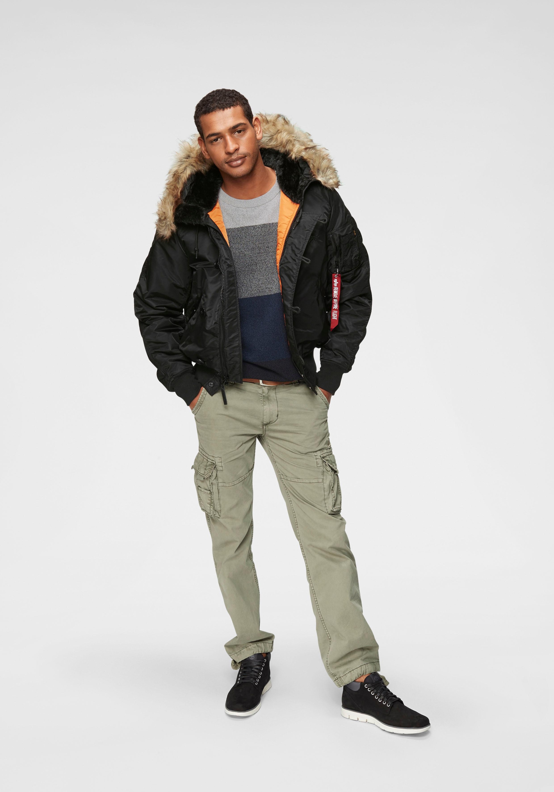 Alpha Industries Cargohose »Jet Pant«, mit seitlichen Cargotaschen und Kordelzug am Beinabschluss