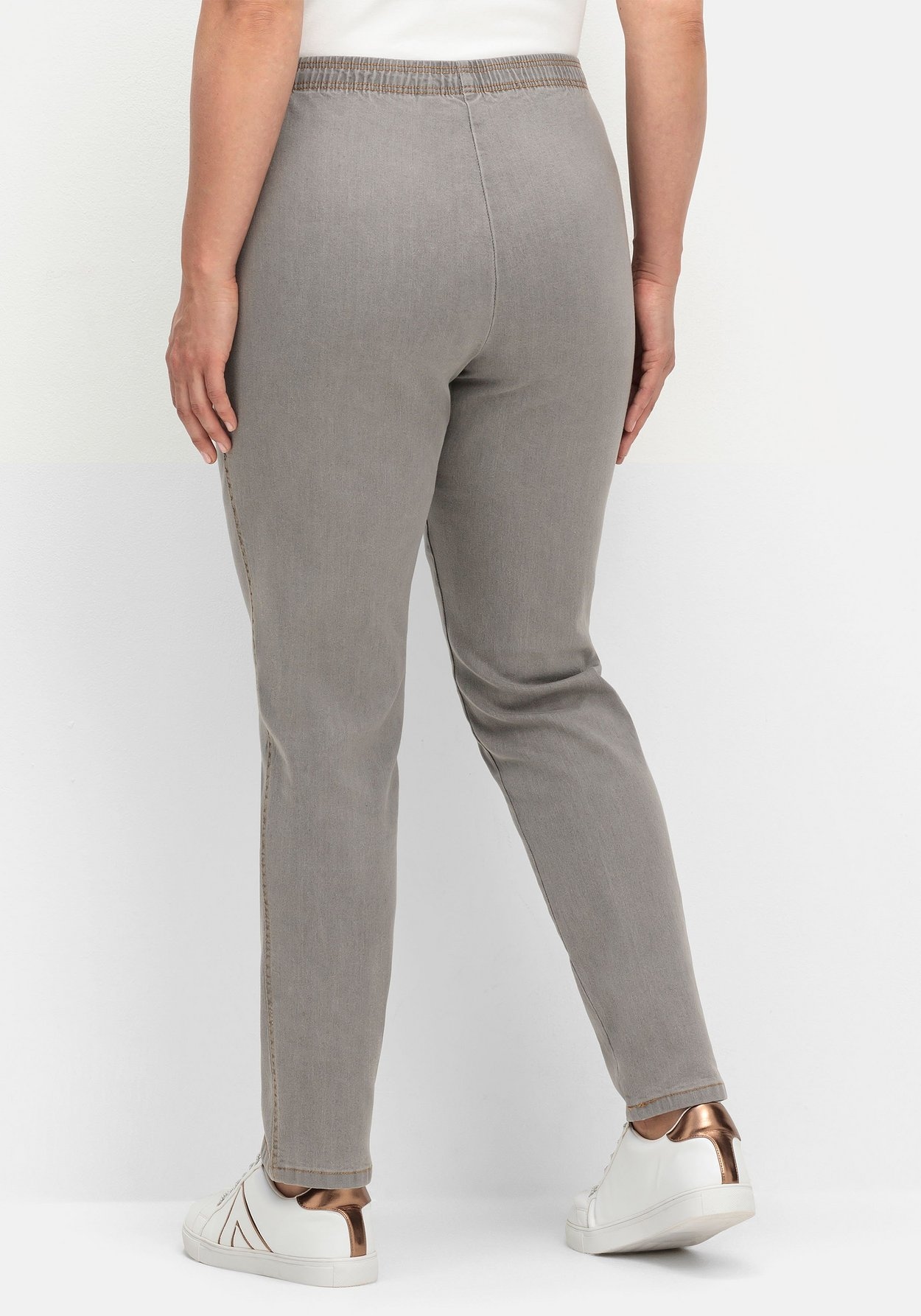 Sheego Jeansjeggings »Schmale Jeans mit Stretchbund, in schmaler Beinform«