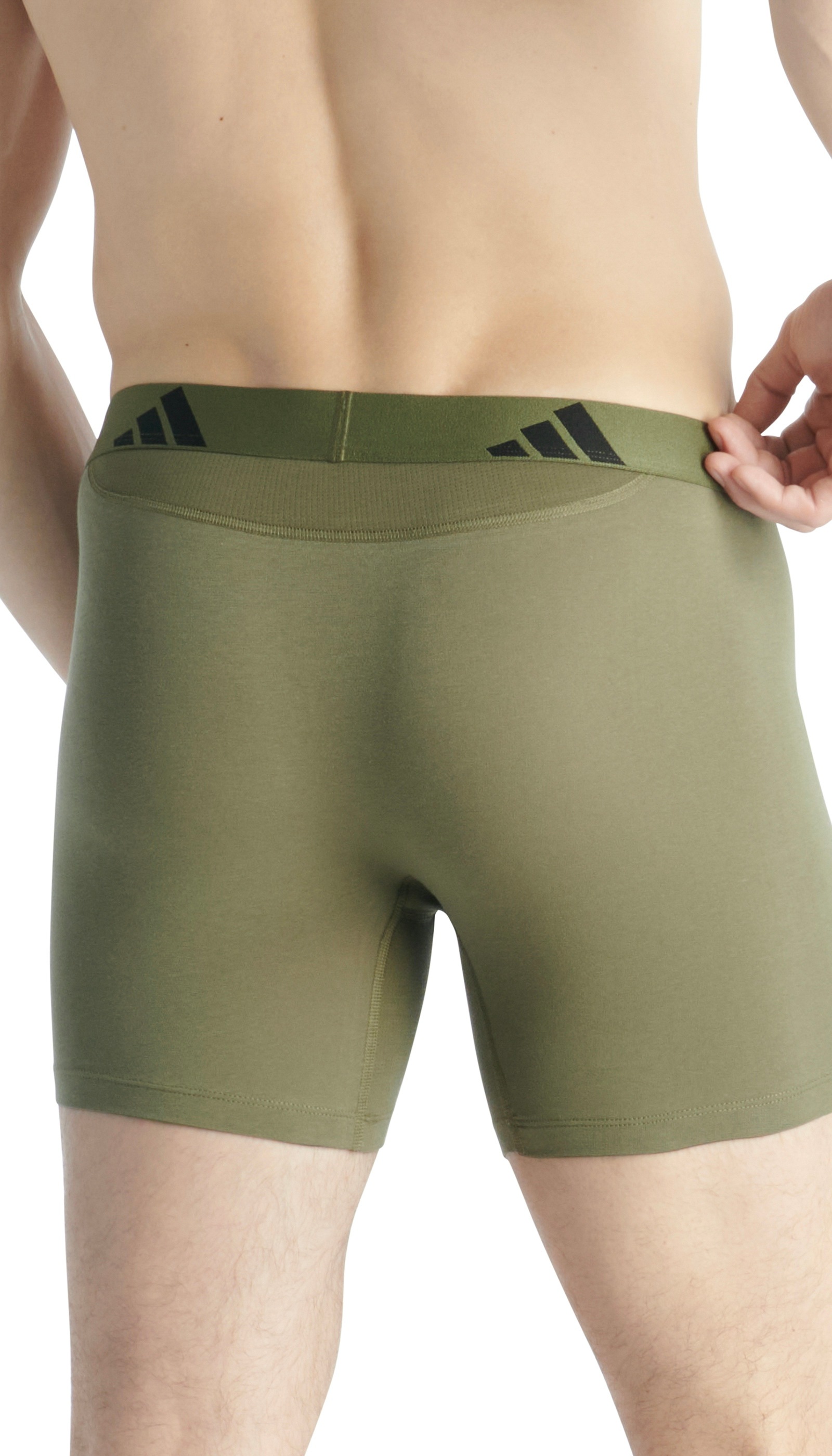 adidas Sportswear Boxershorts »"Active Flex Cotton Ergonomic"«, (2er Pack), Belüftete Mesh-Rückenpartie und -Schritt