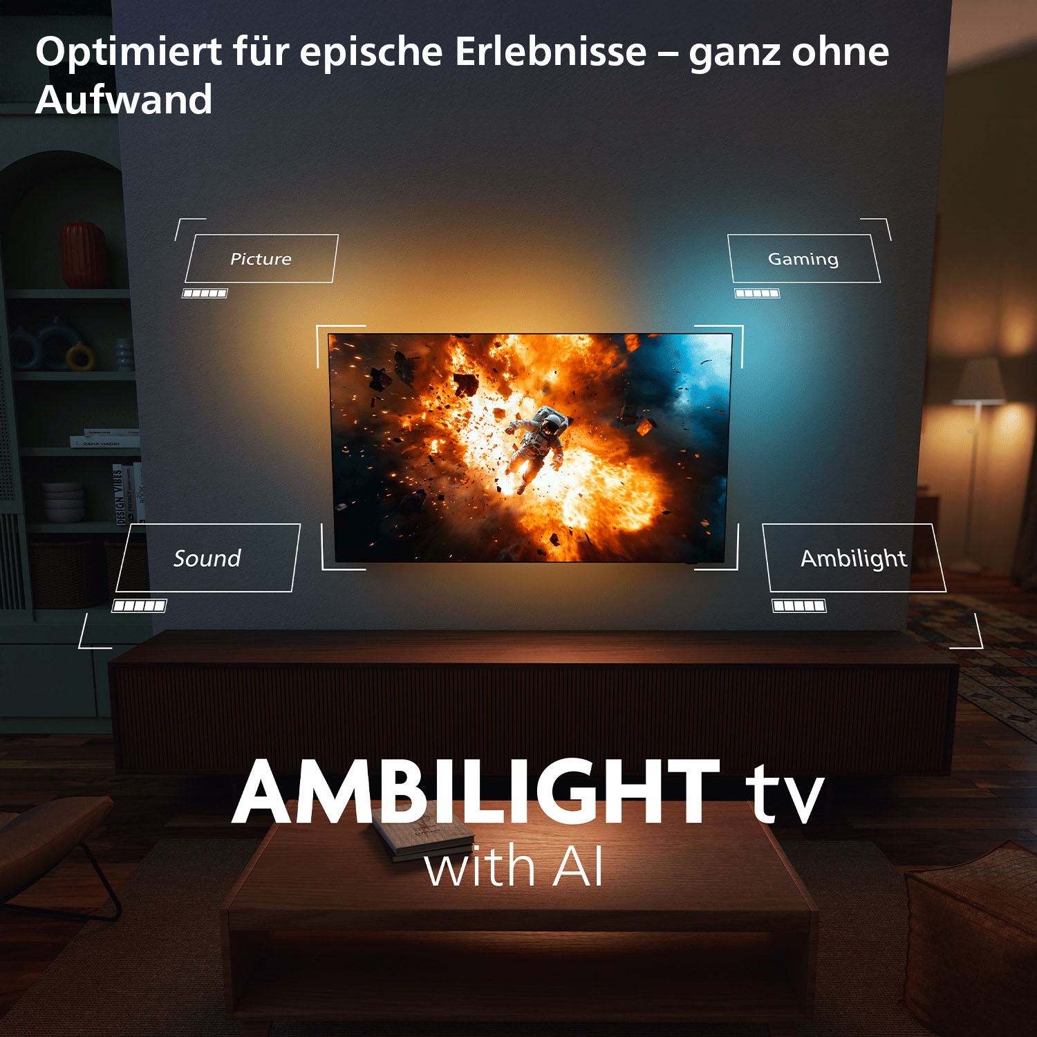 Philips QLED-Fernseher »55PQS8501/12« 139 cm/55 ″ Smart-TV