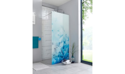 Walk-in-Dusche »Relax«, Breite 80 cm, Bildmotiv, Duschabtrennung